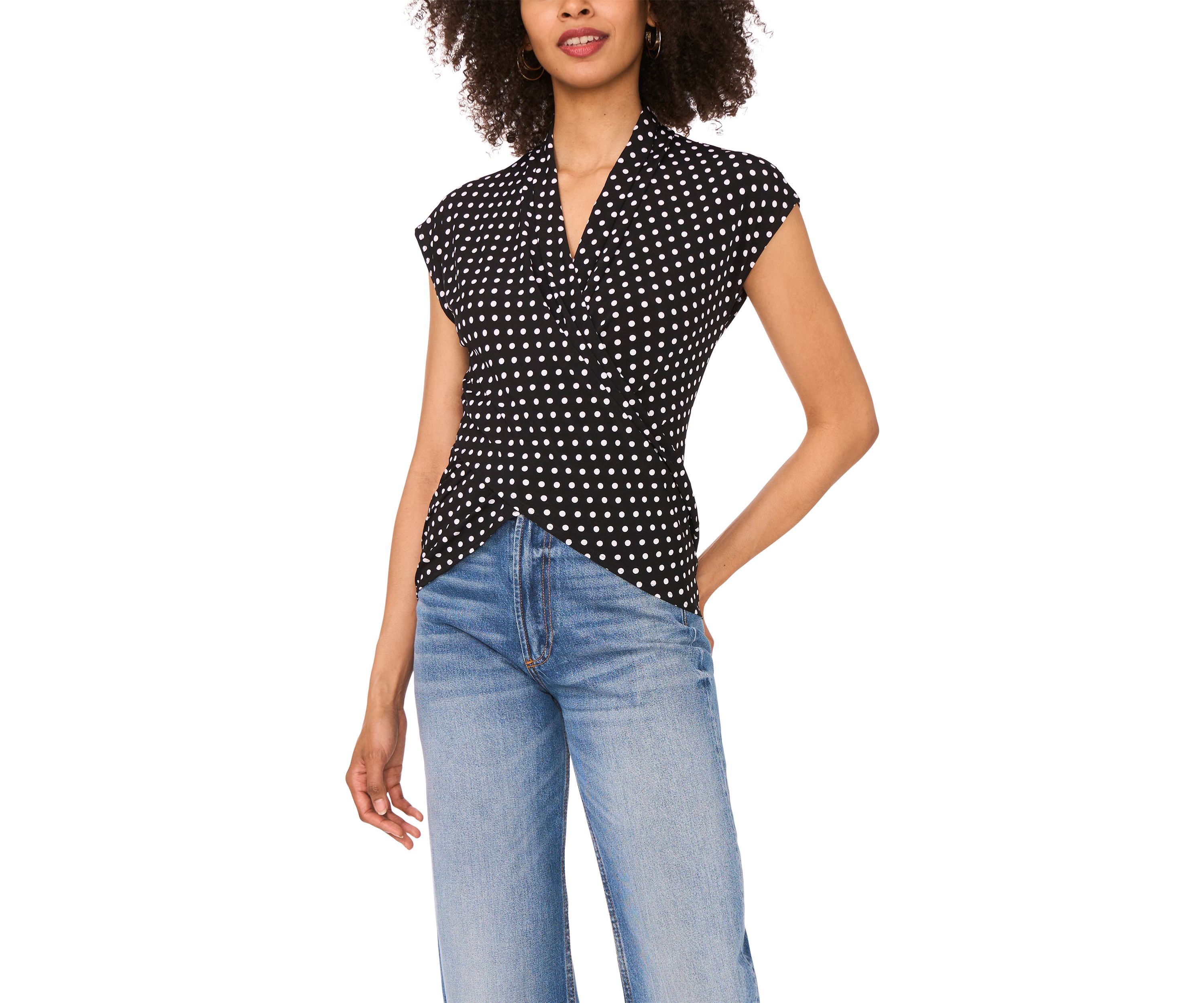 Womens Short Dolman Sleeve Surplus Top 