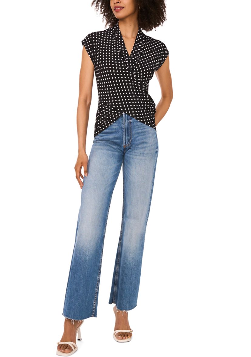 Womens Short Dolman Sleeve Surplus Top 