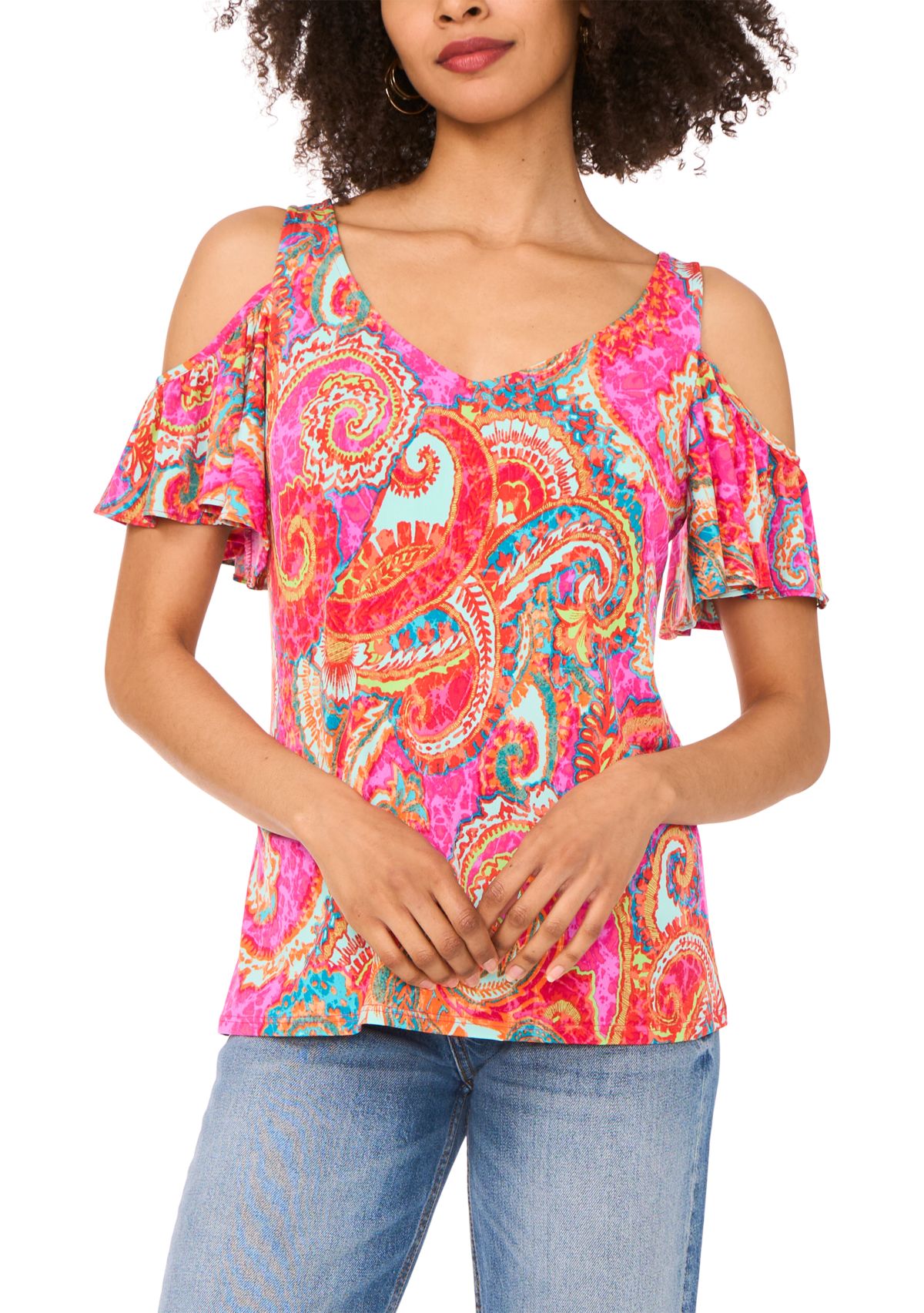 Womens Cold Shoulder Top 