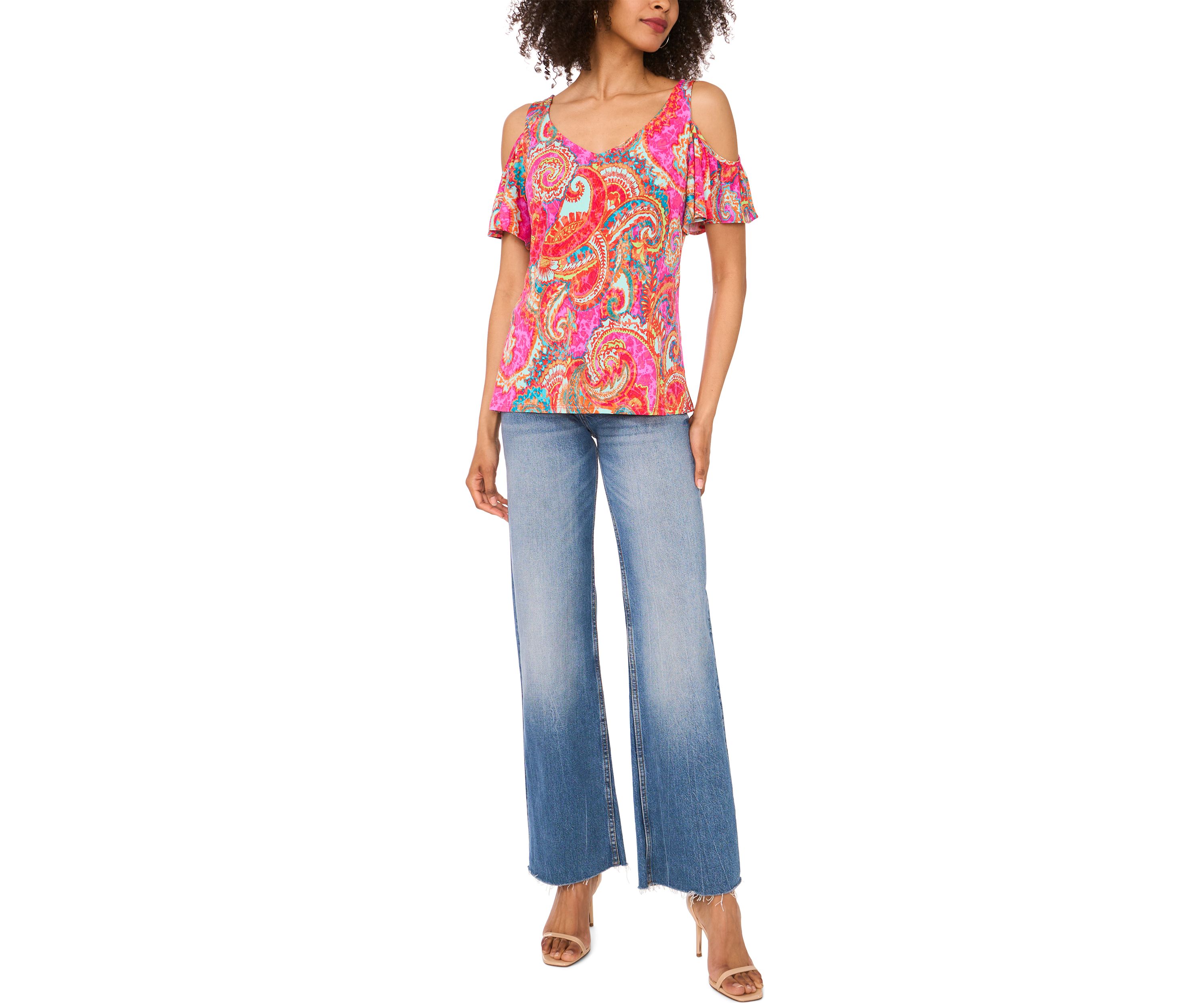 Womens Cold Shoulder Top 