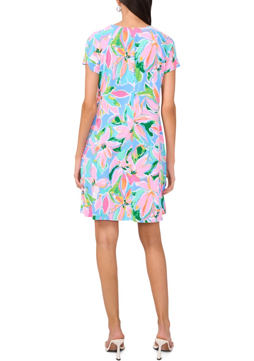 Womens Hardware Printed Dress