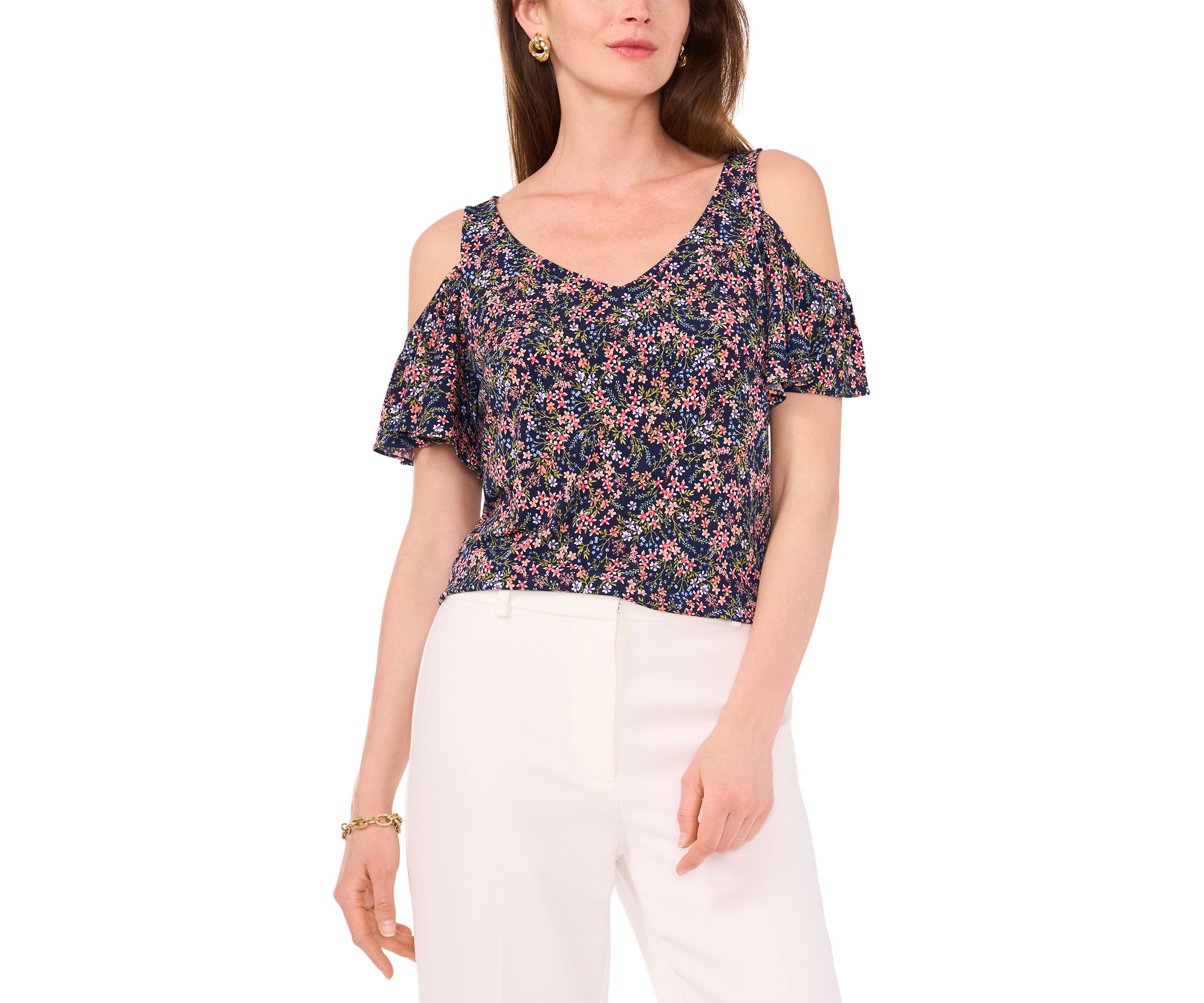 Womens Floral Printed Blouse