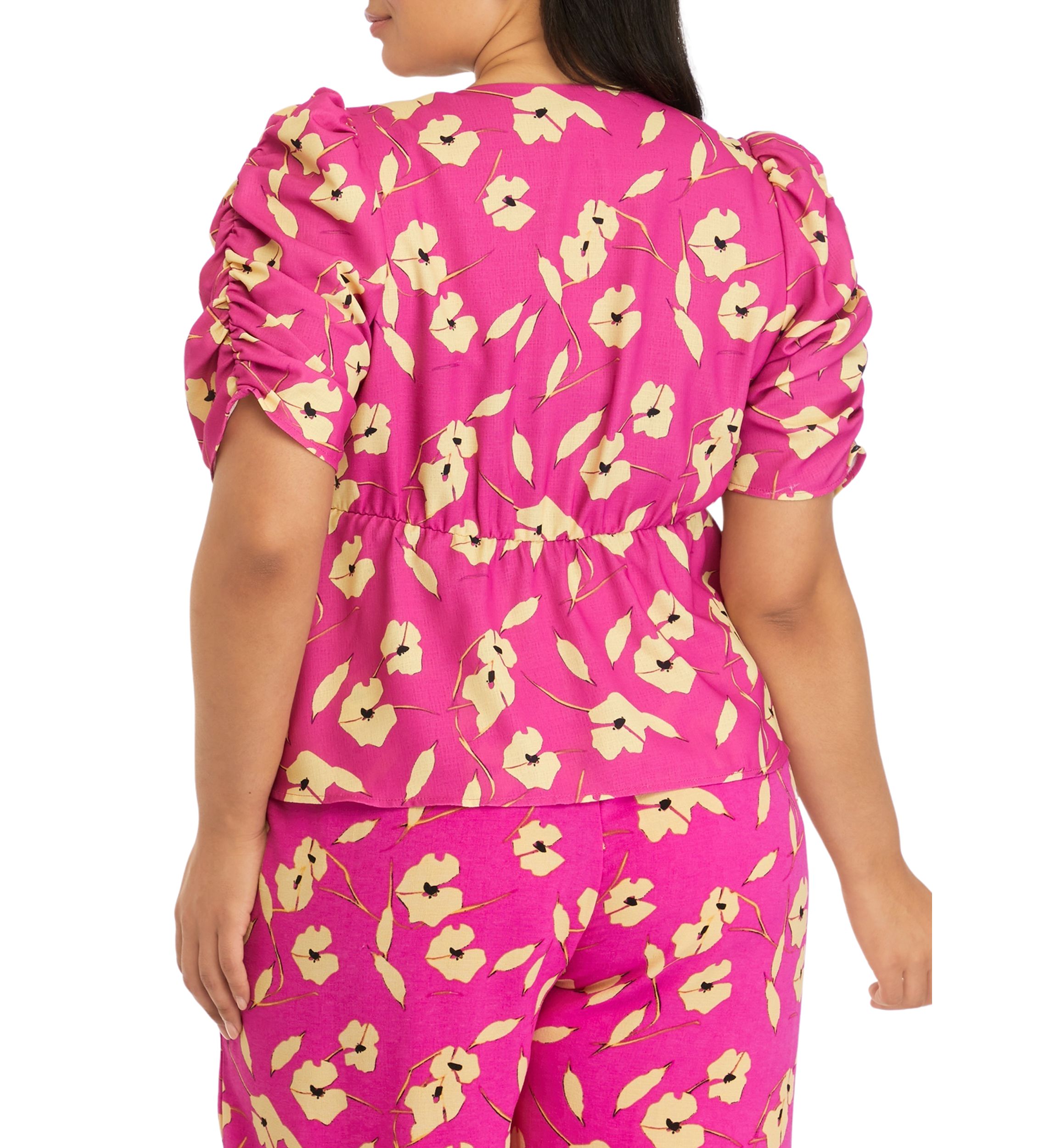 Plus Size Short Sleeve Jensine Blouse