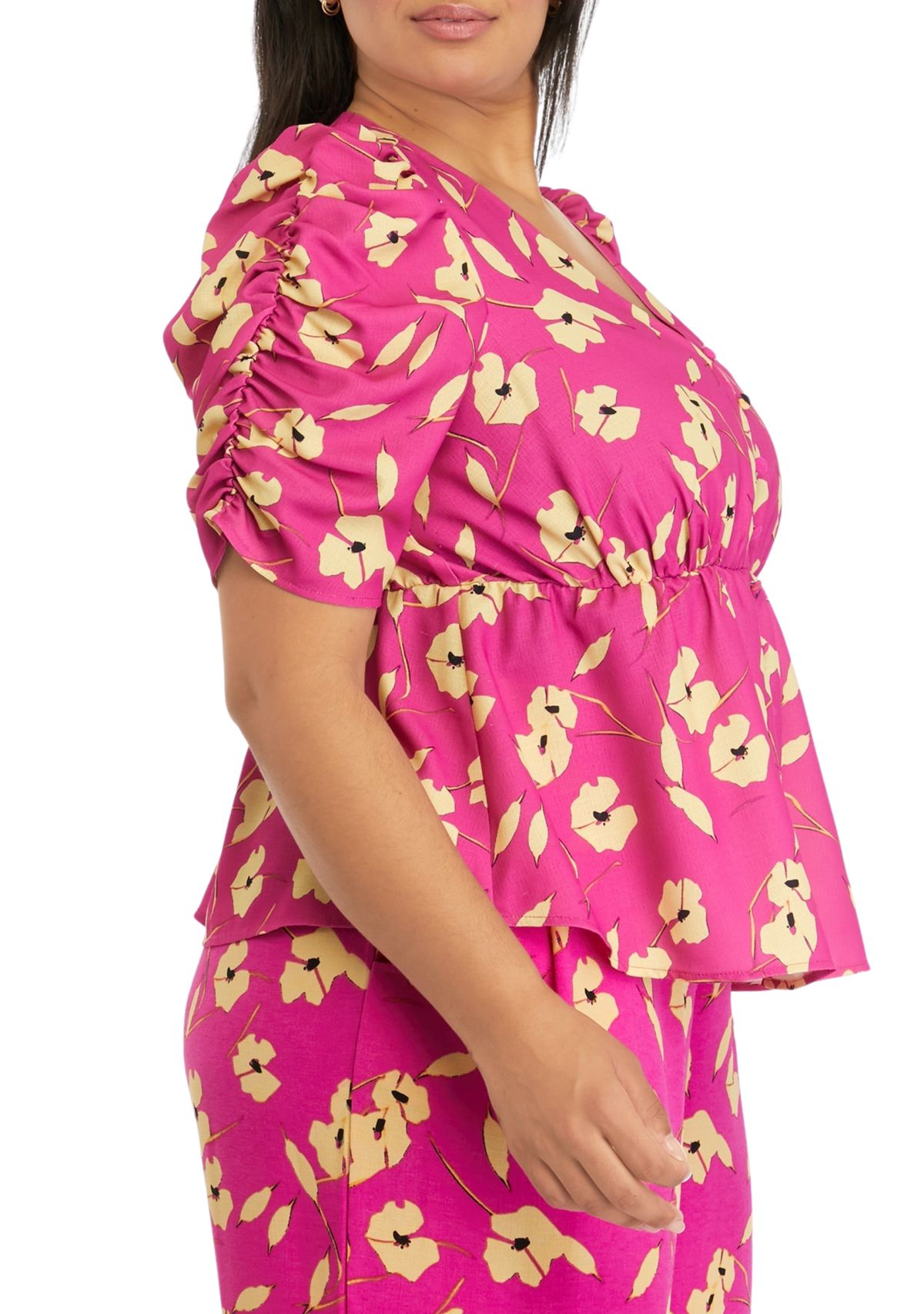 Plus Size Short Sleeve Jensine Blouse