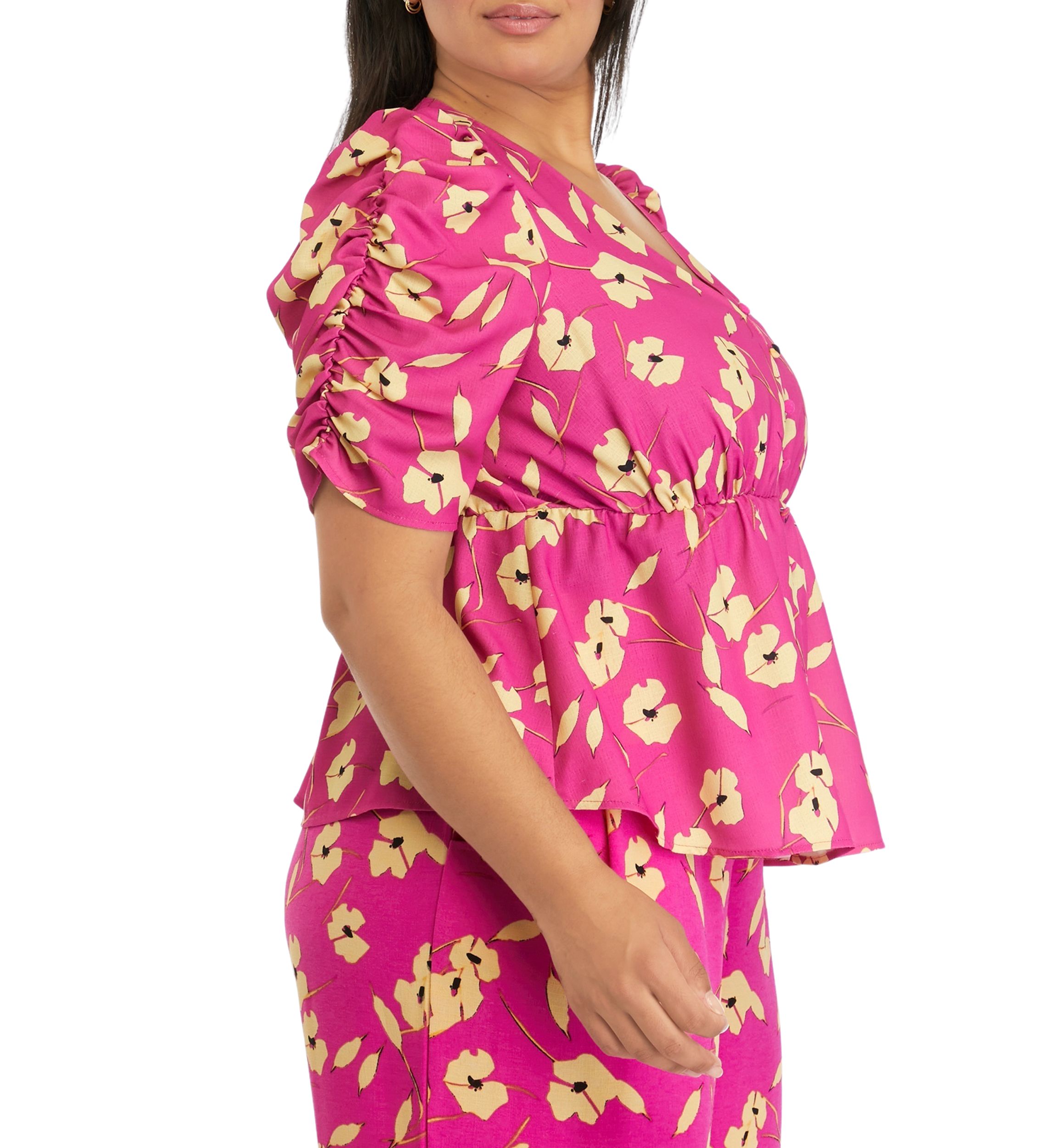 Plus Size Short Sleeve Jensine Blouse