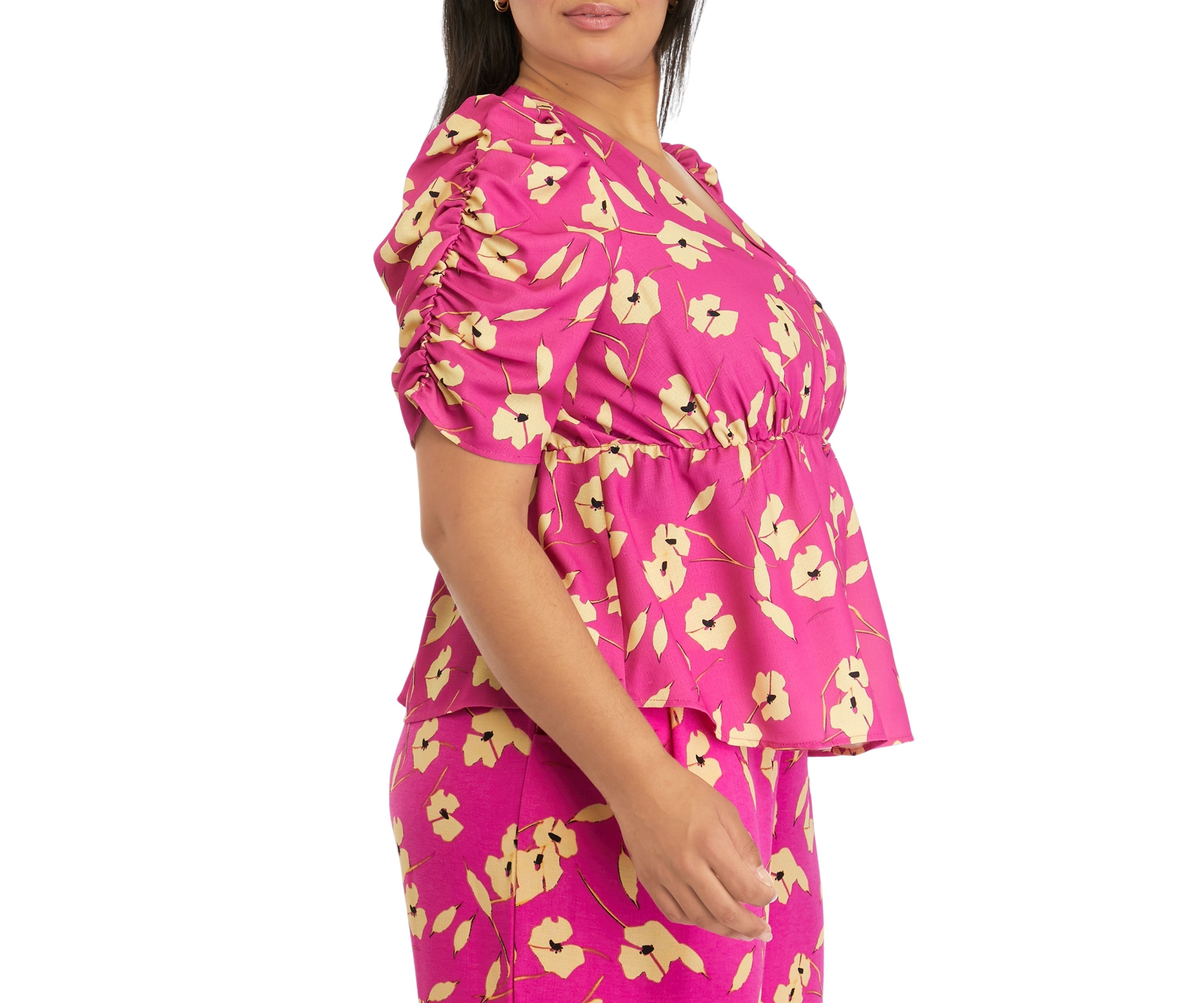 Plus Size Short Sleeve Jensine Blouse
