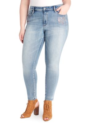 jessica simpson curvy high rise black jean