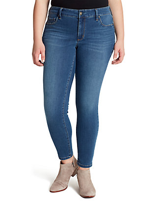 Jessica Simpson Curvy Kiss Me Super Skinny Faux Pocket Jeans | belk