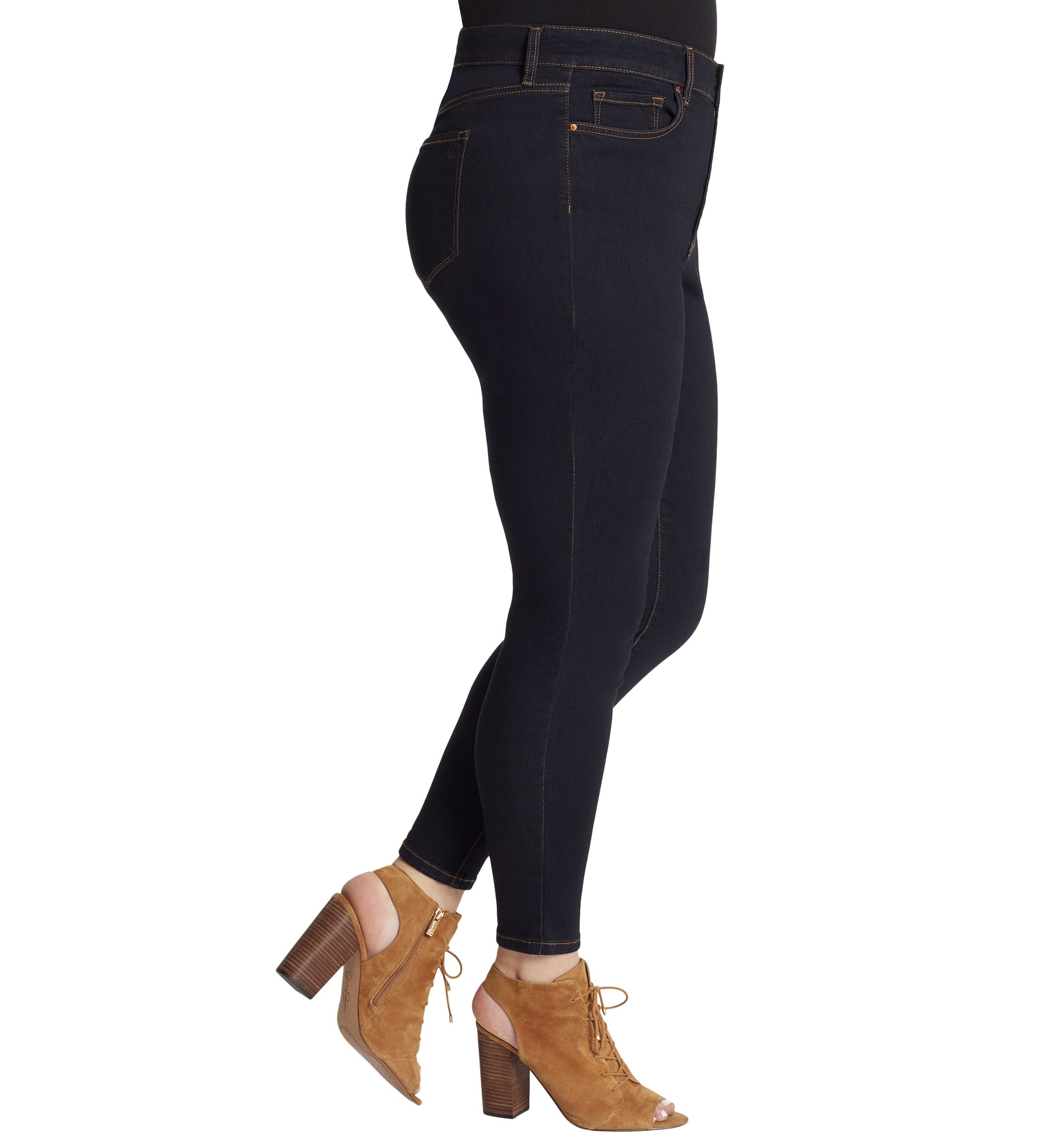 Curvy High Rise Skinny Jeans 