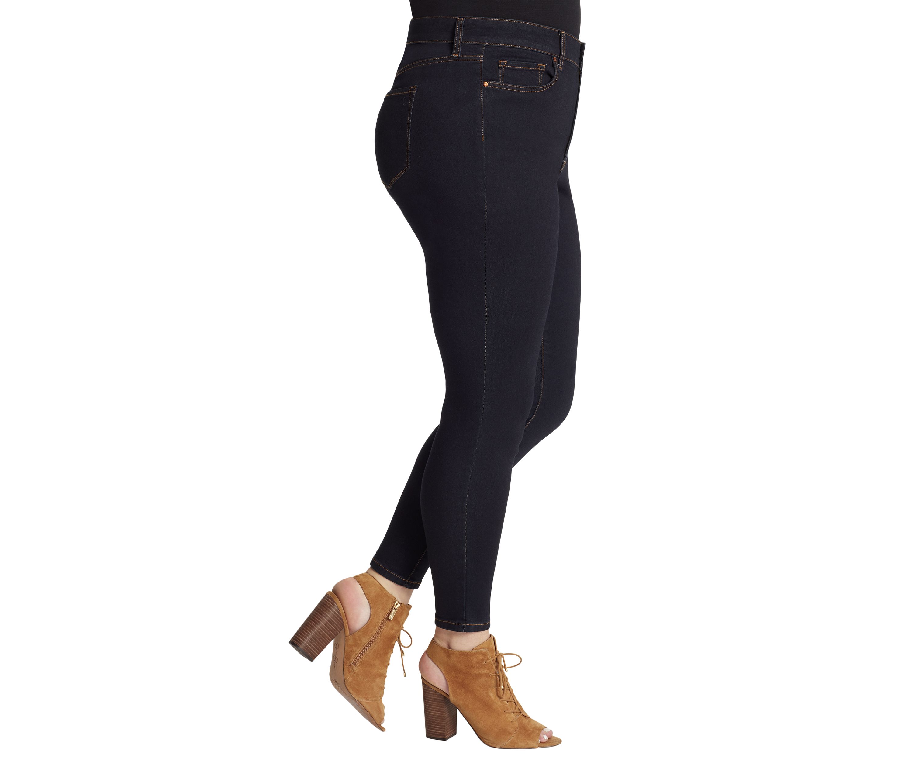 Curvy High Rise Skinny Jeans 