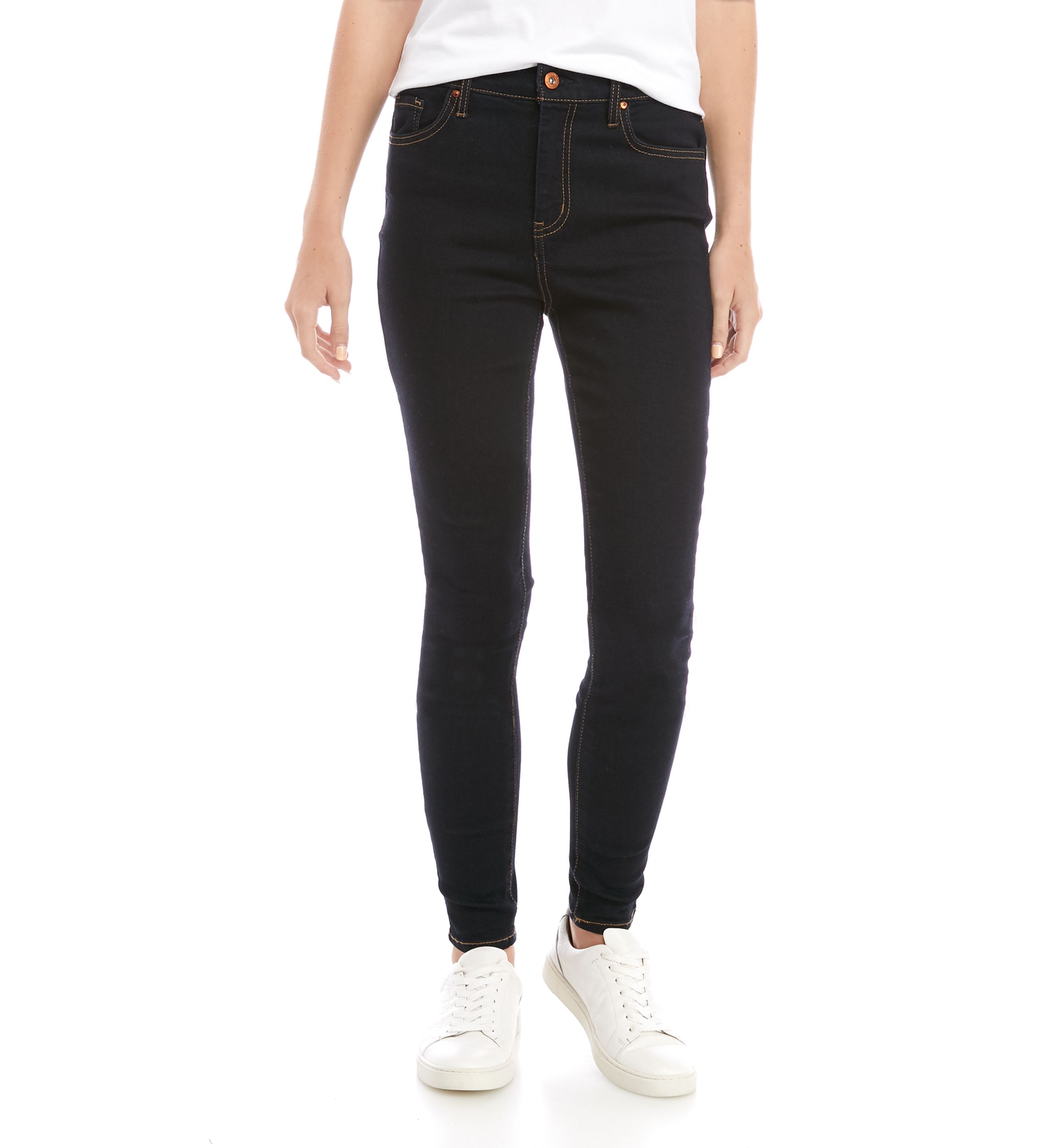 Curvy High Rise Skinny Jeans 