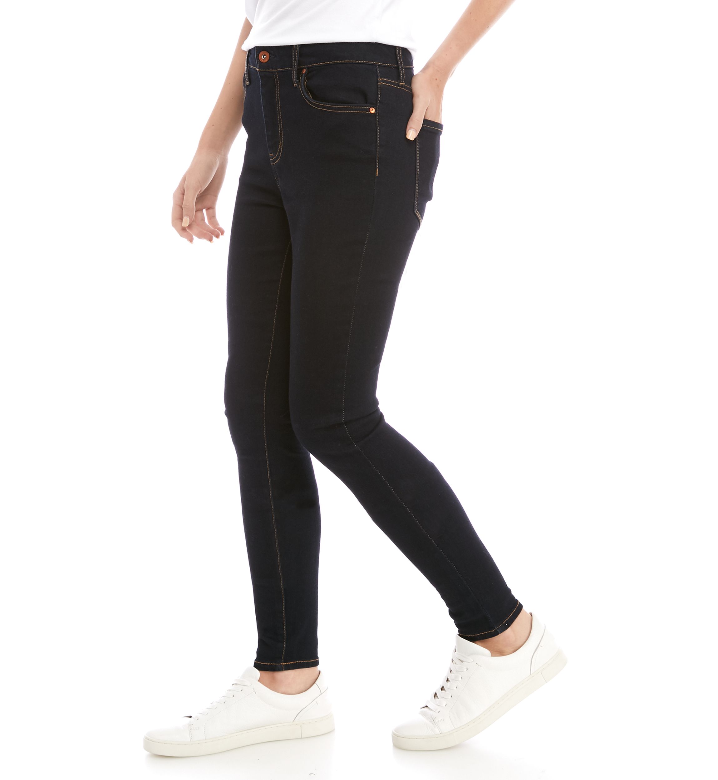 Curvy High Rise Skinny Jeans 