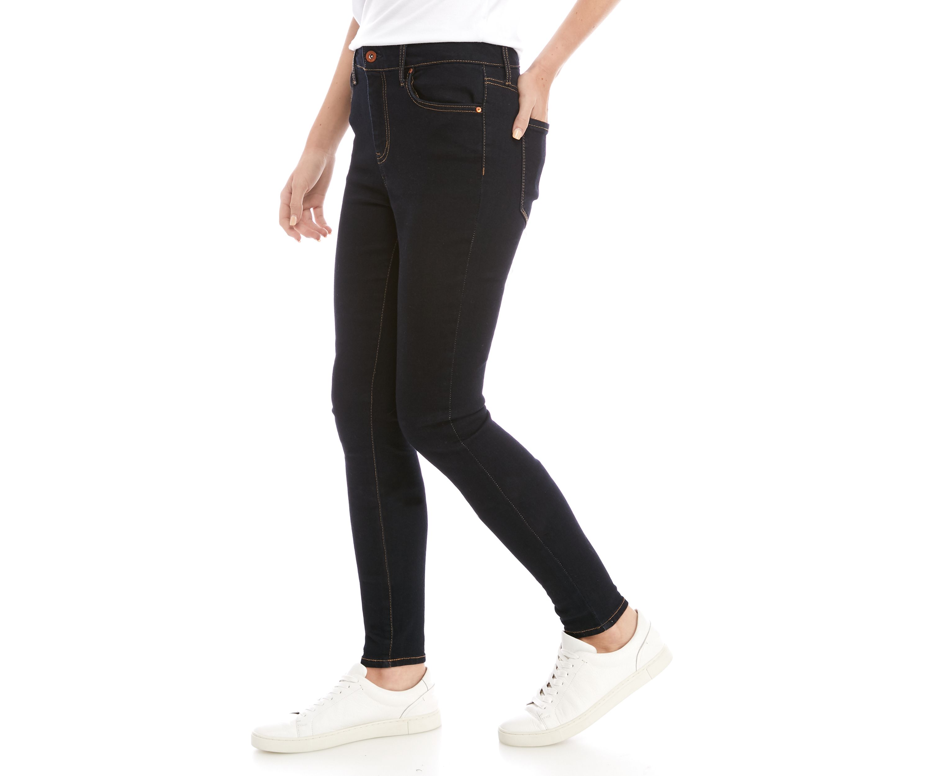 Curvy High Rise Skinny Jeans 