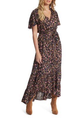 Jessica Simpson Floral Midi Dress | belk
