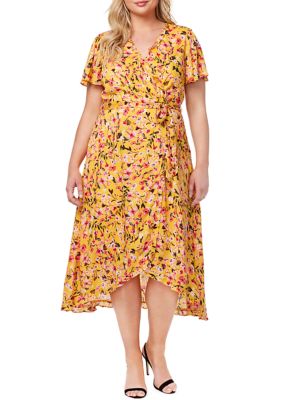 Jessica Simpson Floral Wrap Dress