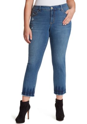 Jessica Simpson Plus Size Arrow Straight Jeans