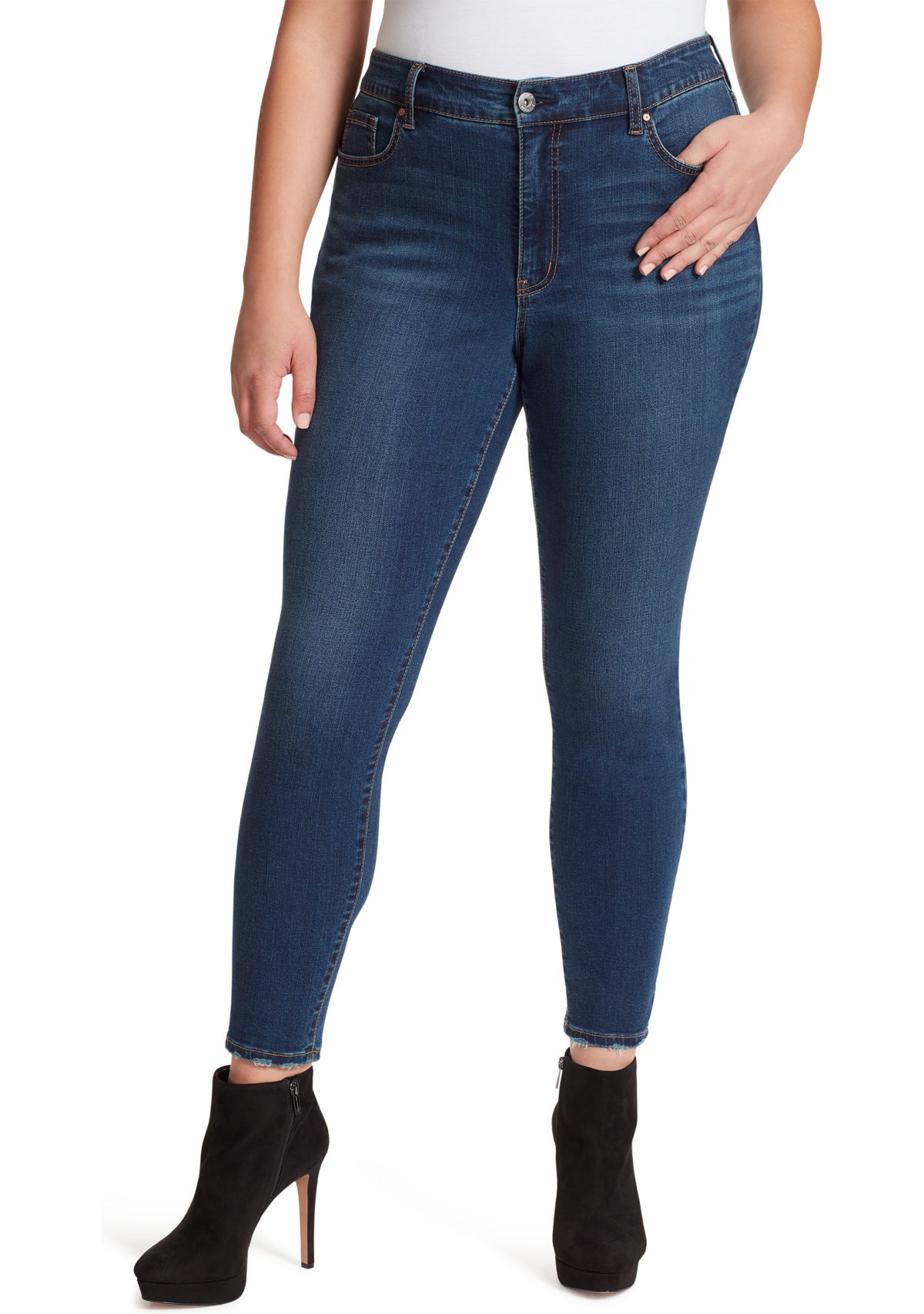 Plus Size Curvy Adored High-Rise Skinny Jeans