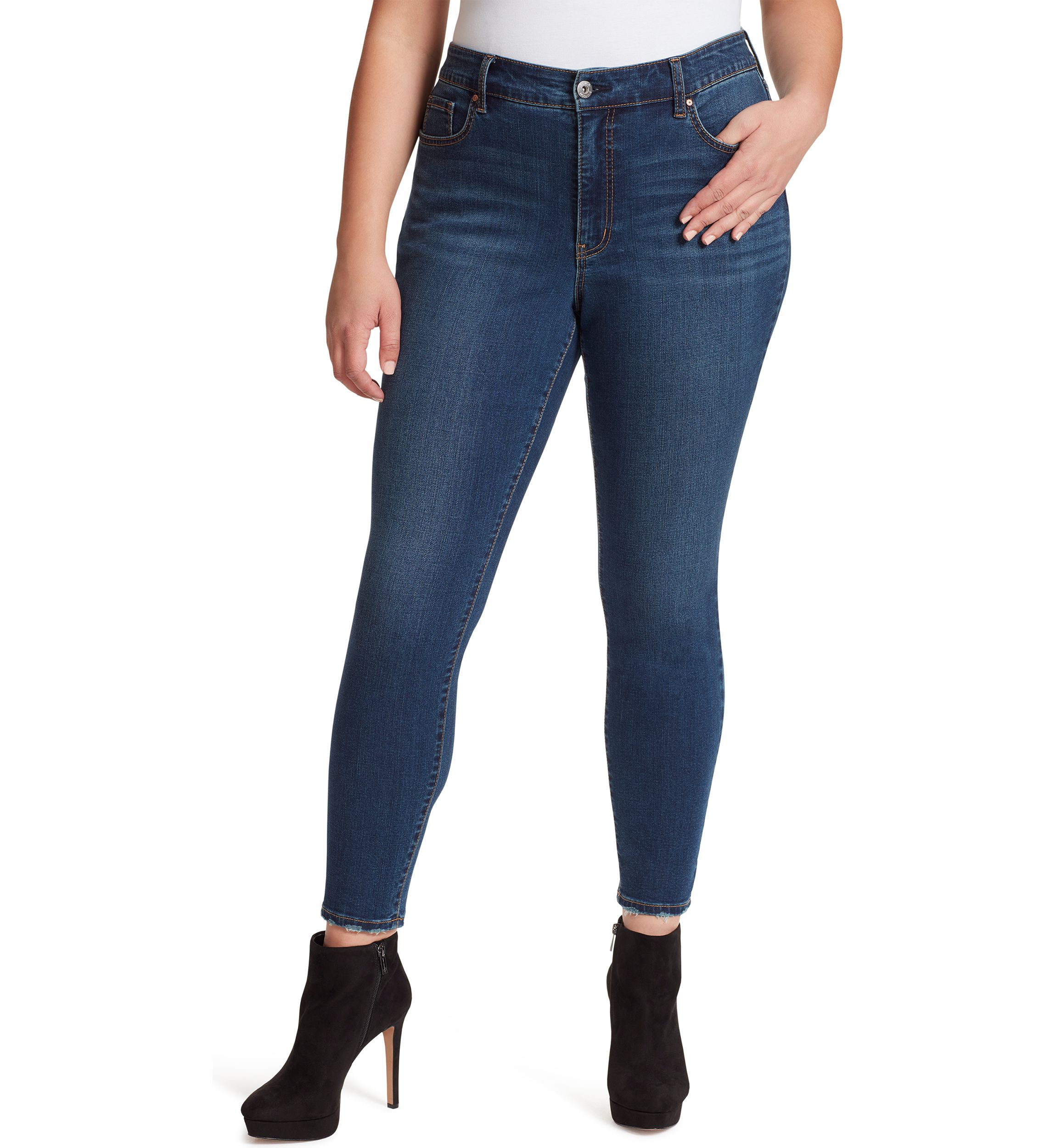 Plus Size Curvy Adored High-Rise Skinny Jeans