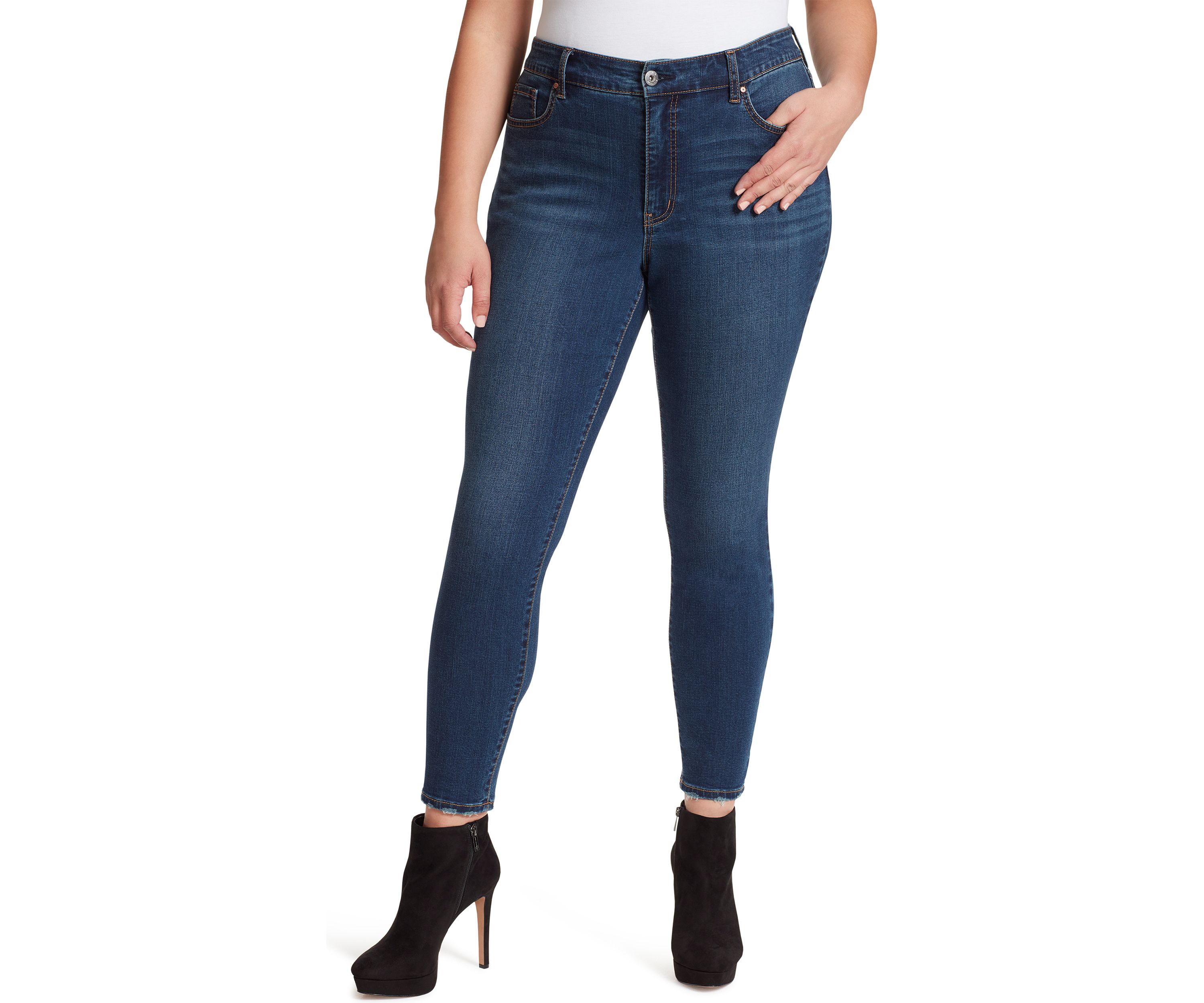 Plus Size Curvy Adored High-Rise Skinny Jeans