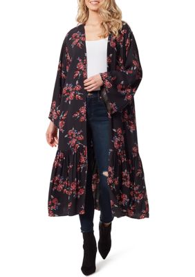 Jessica Simpson Leilani Tiered Kimono Duster