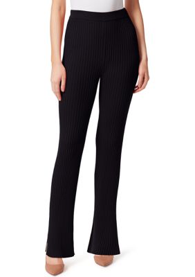 Jessica Simpson Ribbed Side Slit Sweater Pants