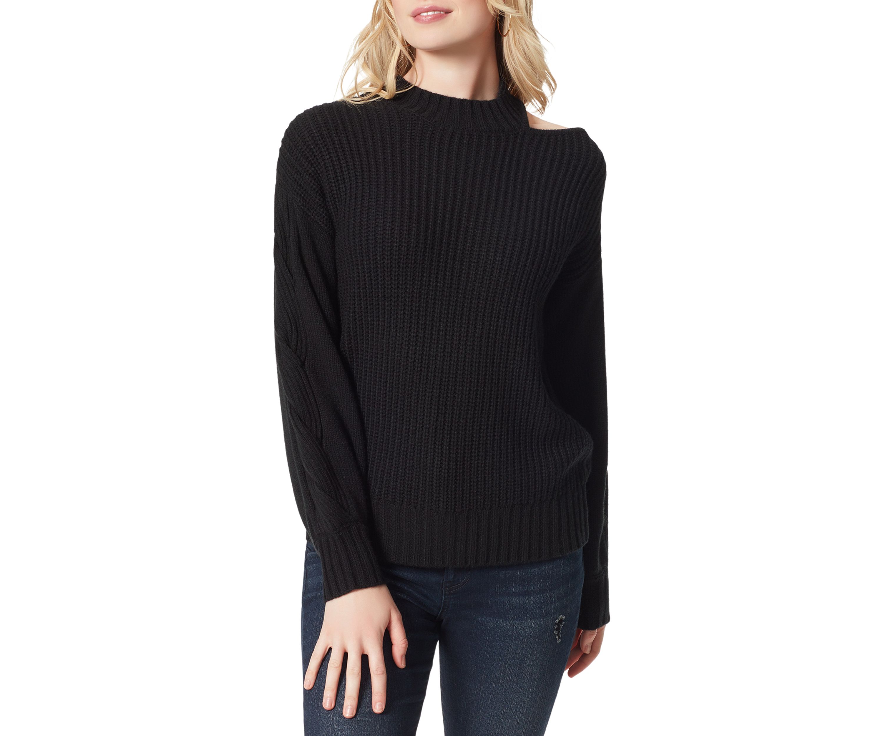 Emmalyn Cable Cut Out Sweater