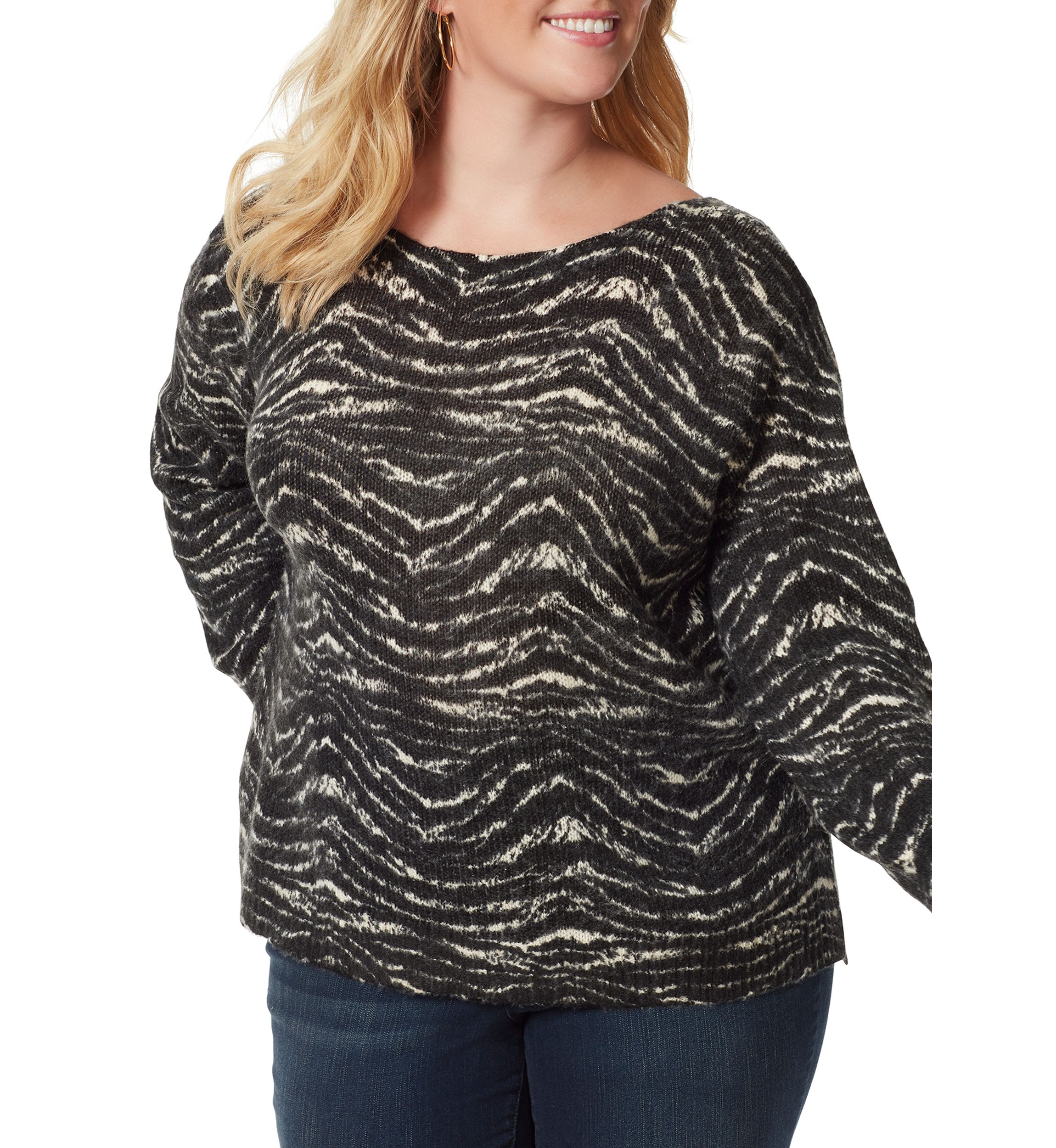 Plus Size Braelynn Printed Sweater