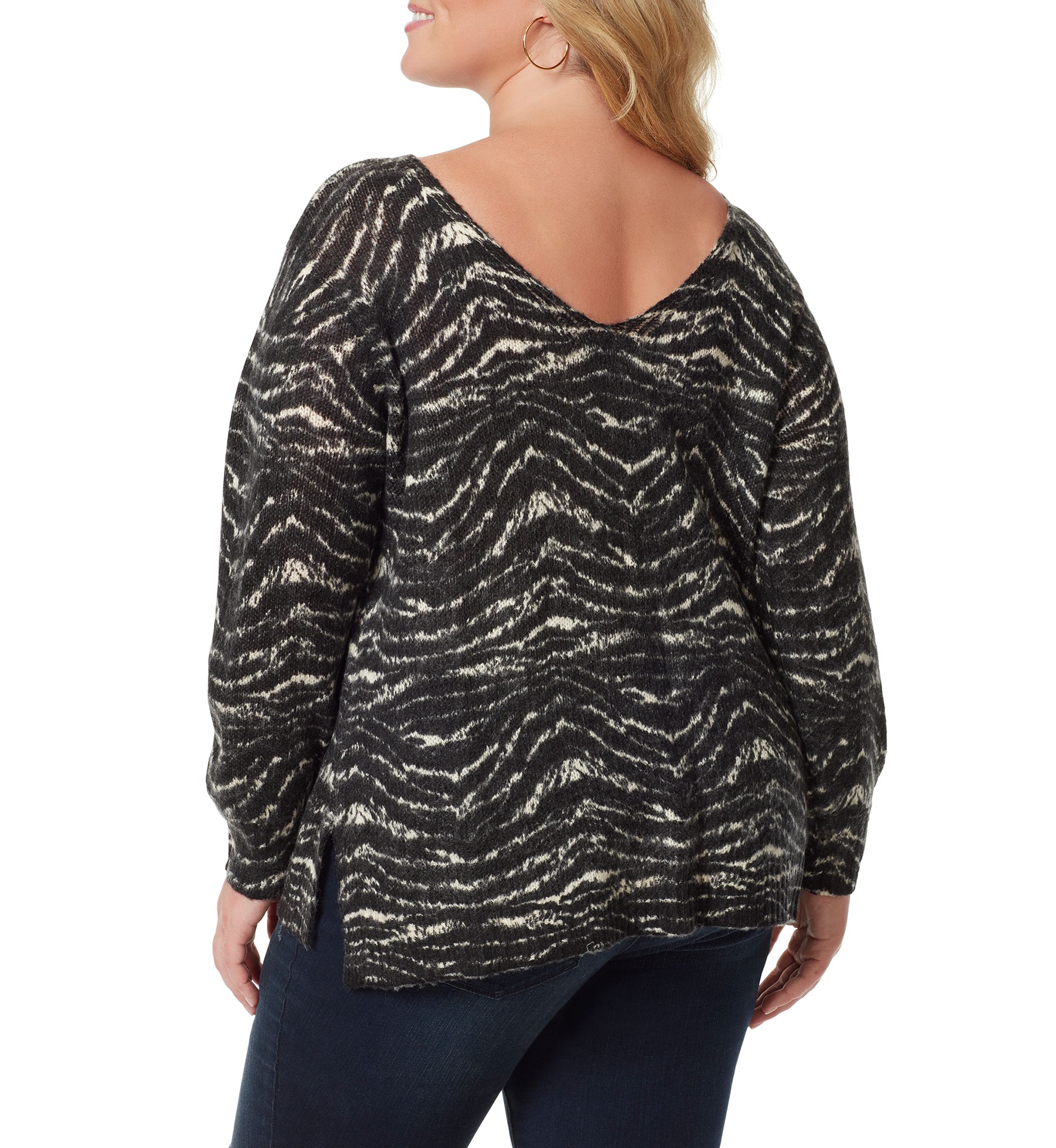 Plus Size Braelynn Printed Sweater