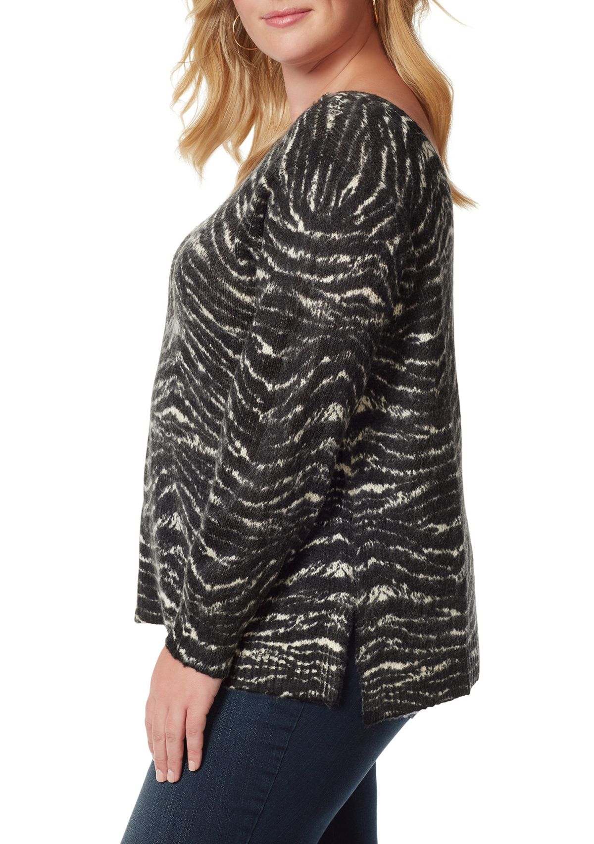 Plus Size Braelynn Printed Sweater