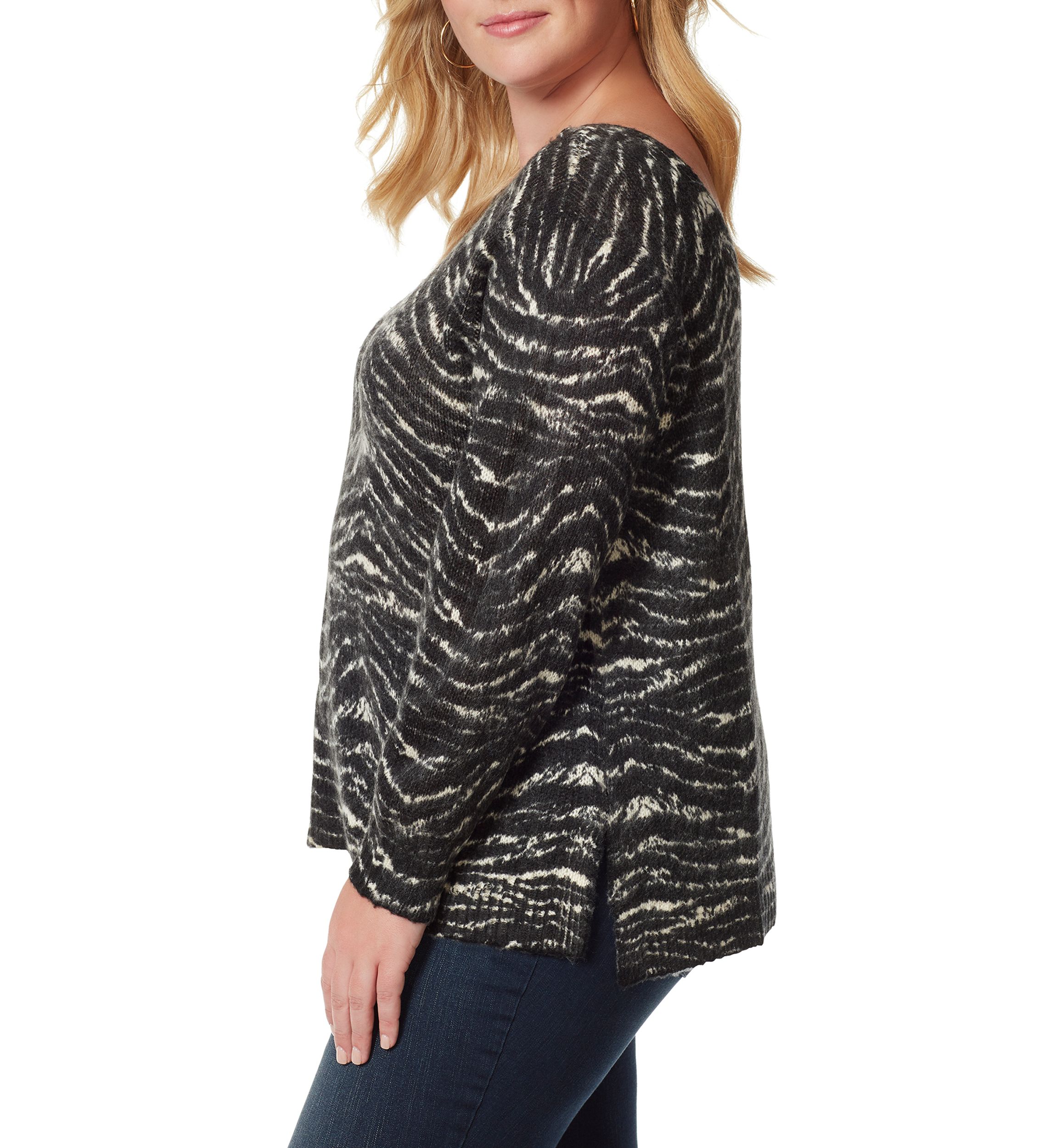 Plus Size Braelynn Printed Sweater