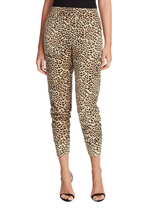 Jessica Simpson Ryland Giant Cheetah Jogger Pants