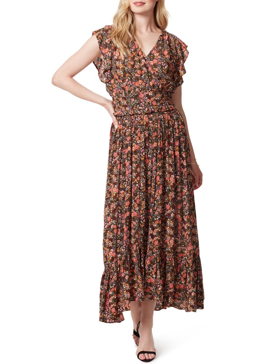 Flutter Sleeve Floral Top 