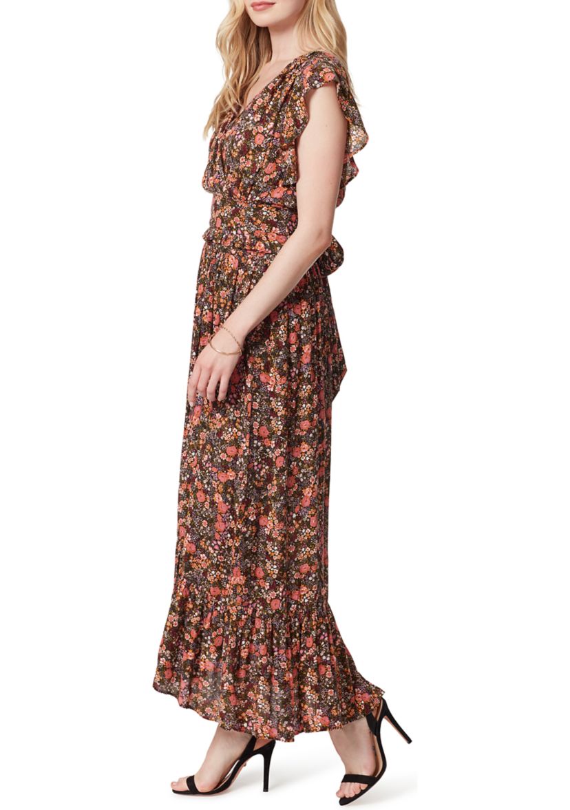 Flutter Sleeve Floral Top 