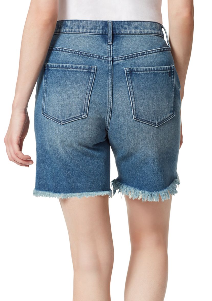 Relaxed High Rise Bermuda Shorts 