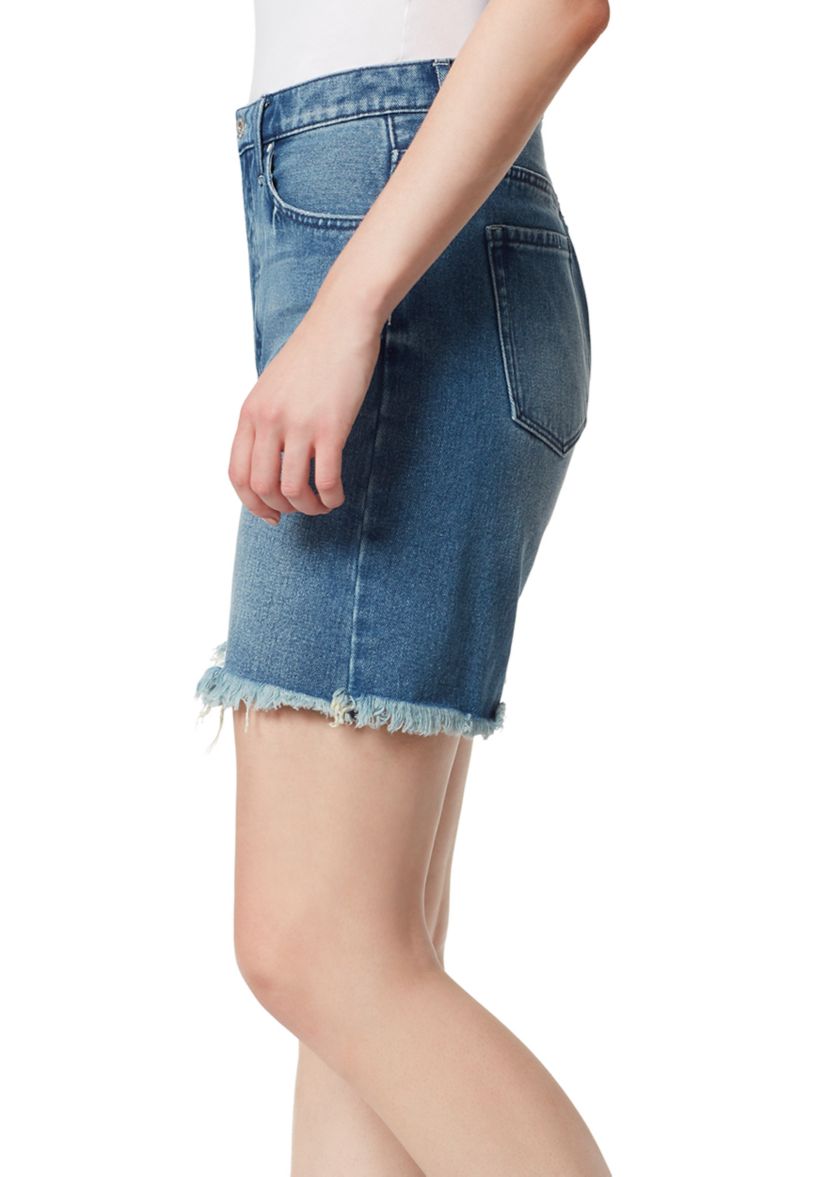 Relaxed High Rise Bermuda Shorts 