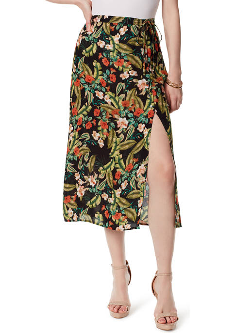 Jessica Simpson Button Midi Skirt