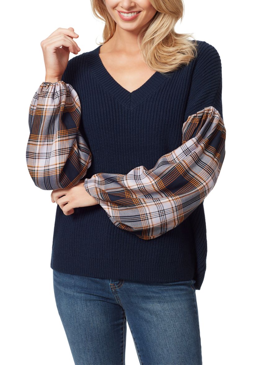 Long Sleeve Emmeline V-Neck Pullover Top