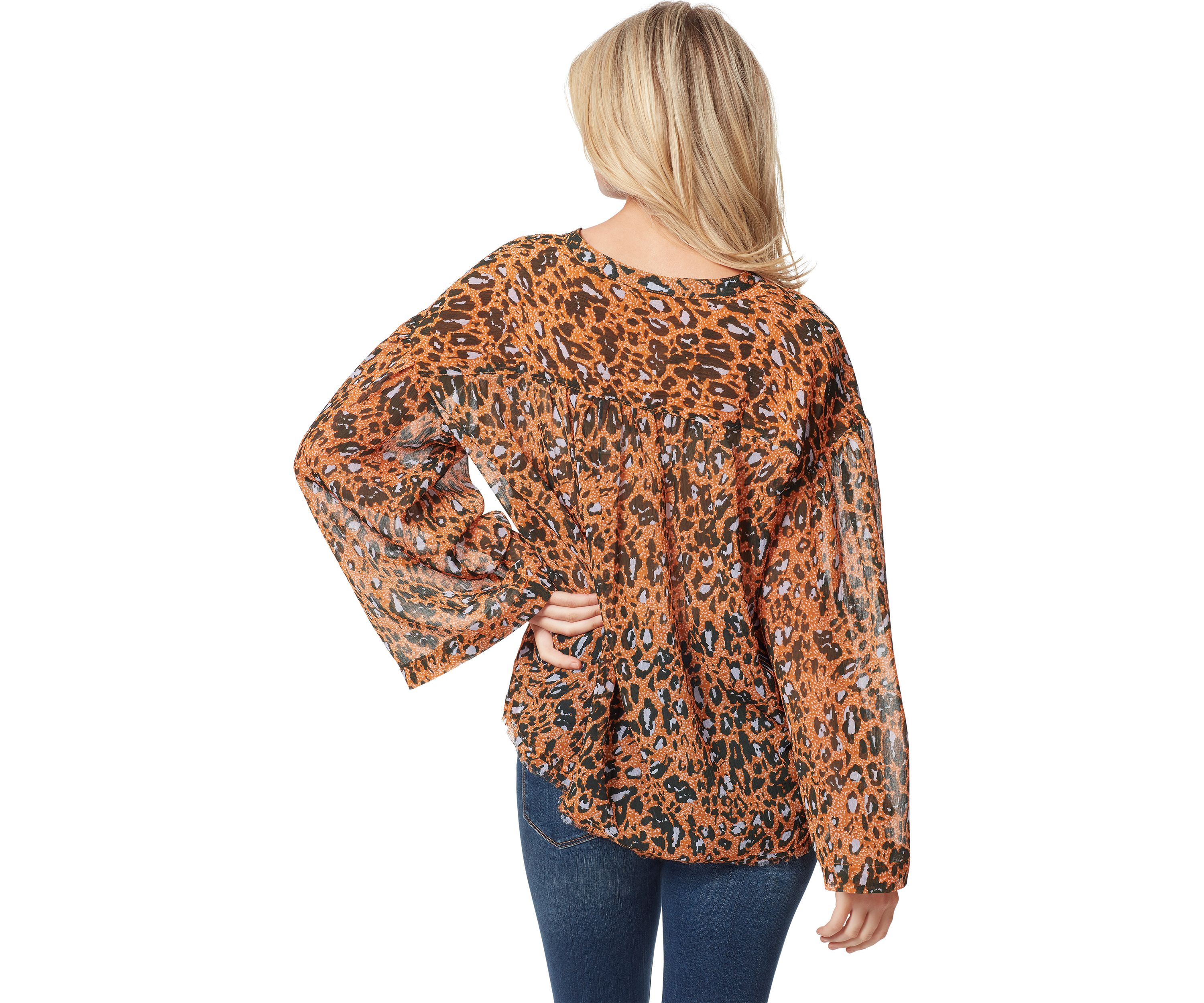 Long Sleeve Jenna Woven Top