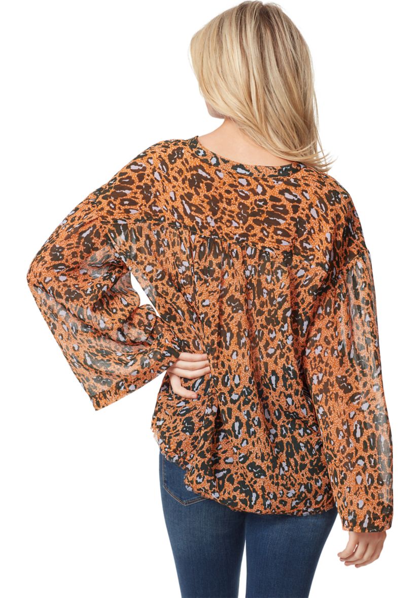 Long Sleeve Jenna Woven Top