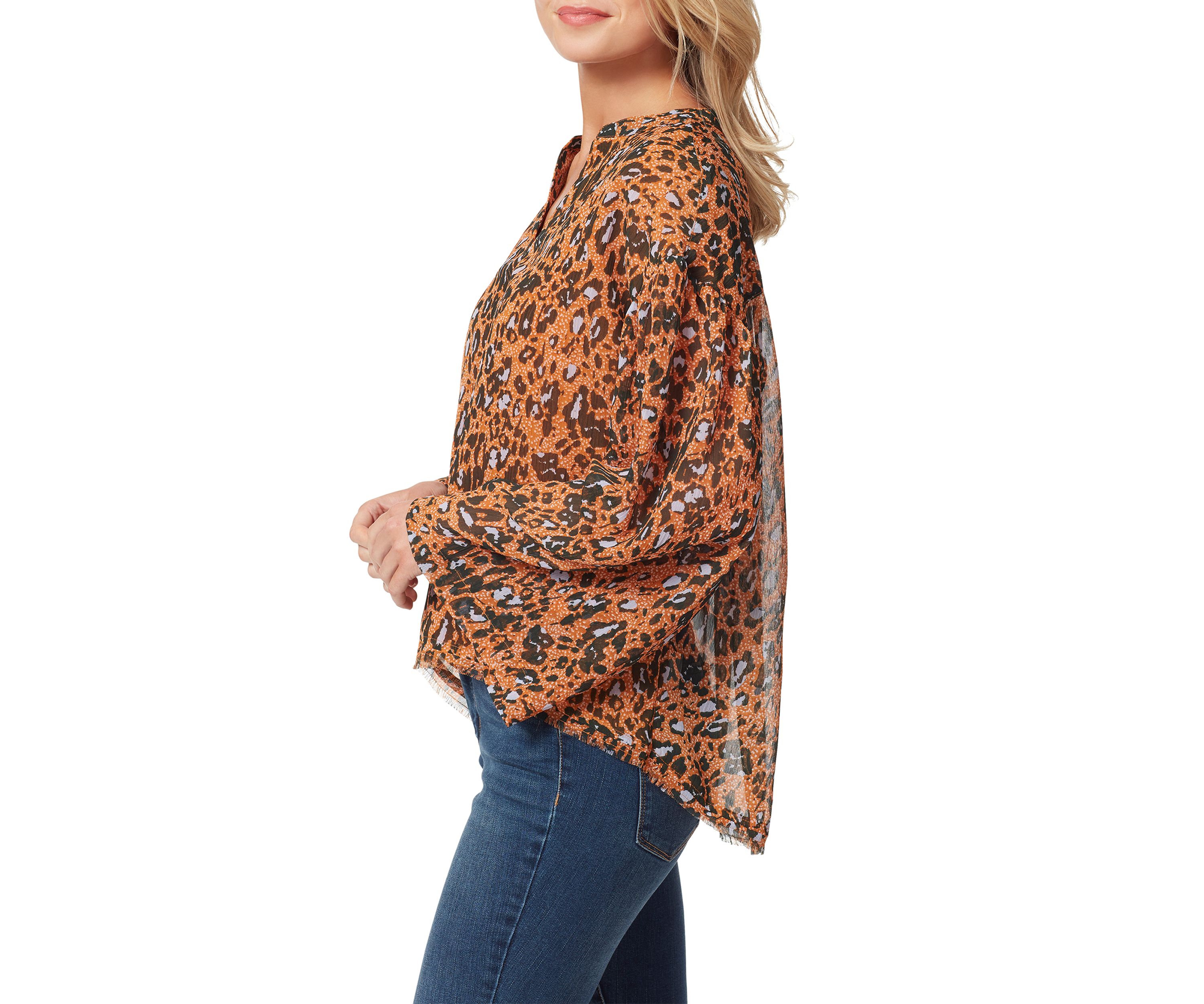 Long Sleeve Jenna Woven Top