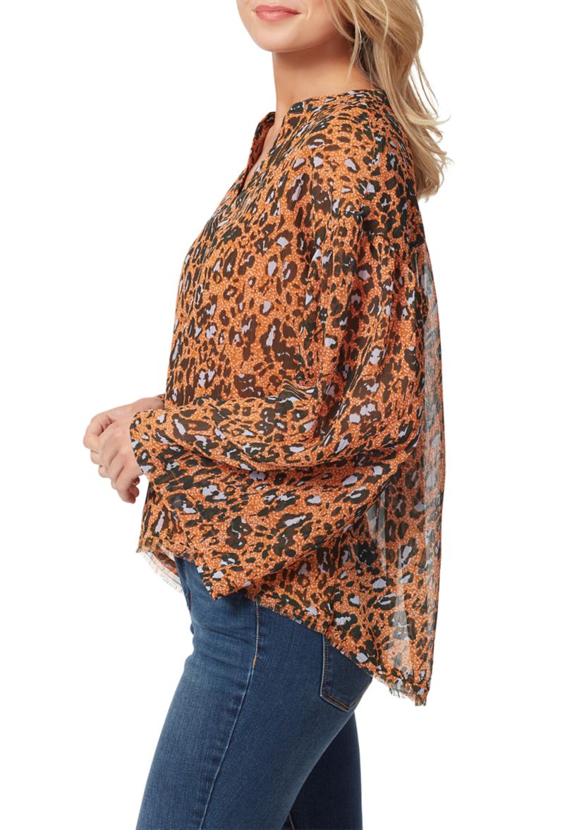 Long Sleeve Jenna Woven Top