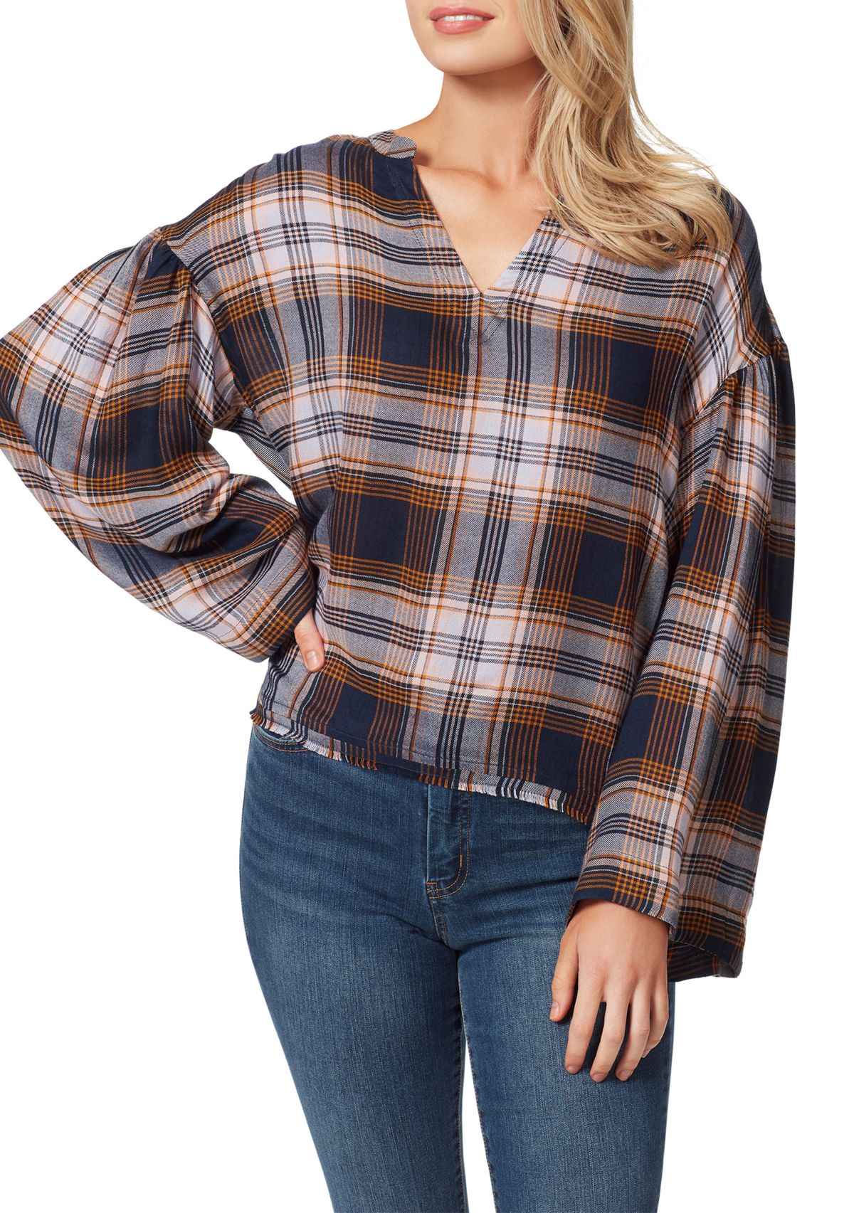 Long Sleeve Jenna Woven Top