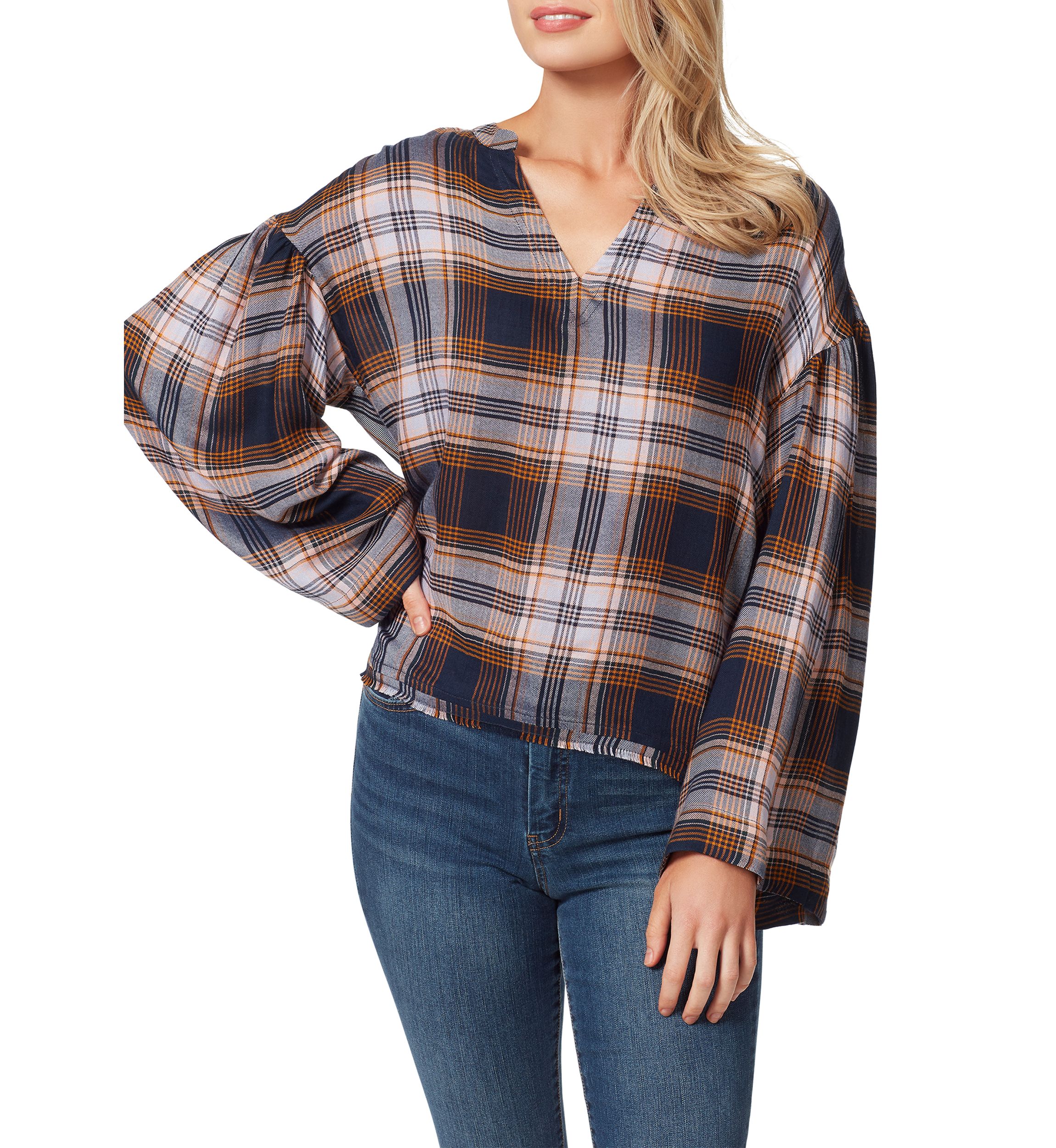 Long Sleeve Jenna Woven Top