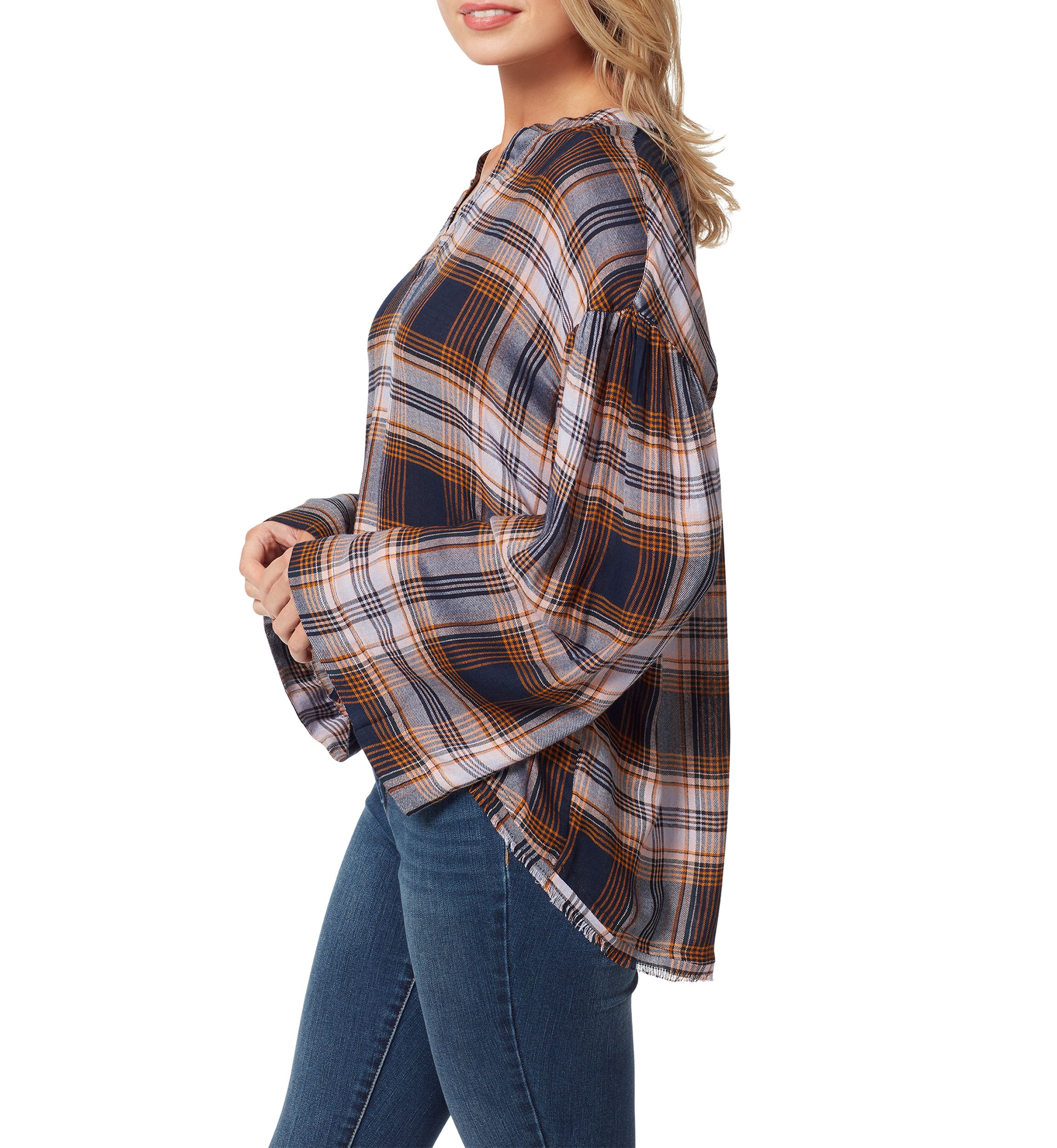 Long Sleeve Jenna Woven Top