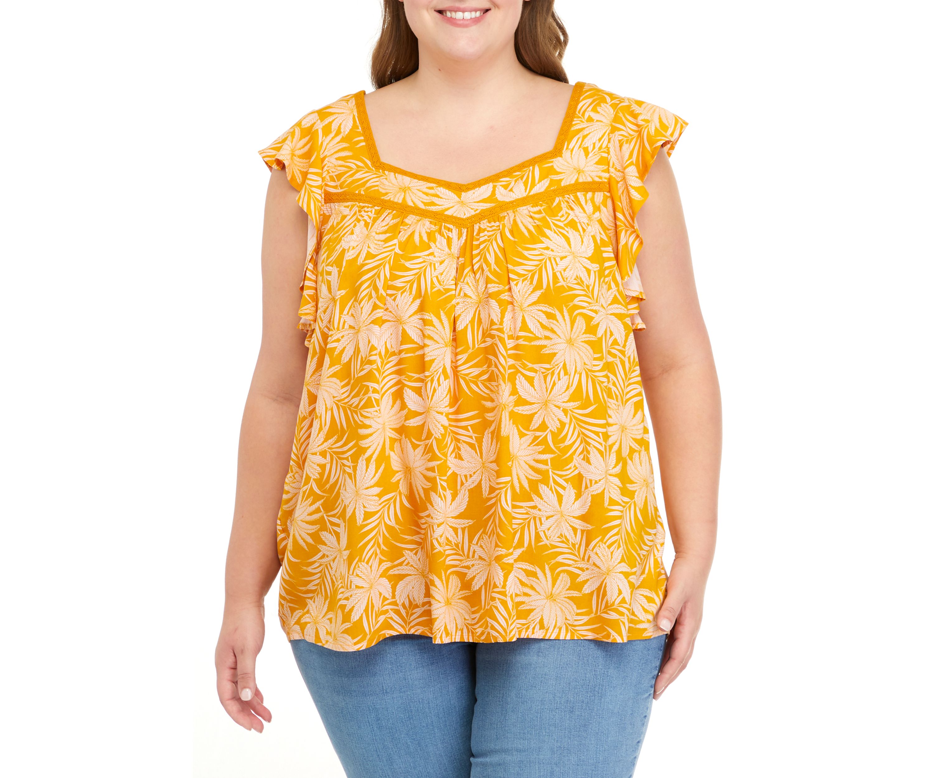 Plus Size Lauryn Sweetheart Top