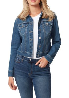 Jessica simpson white denim hot sale jacket