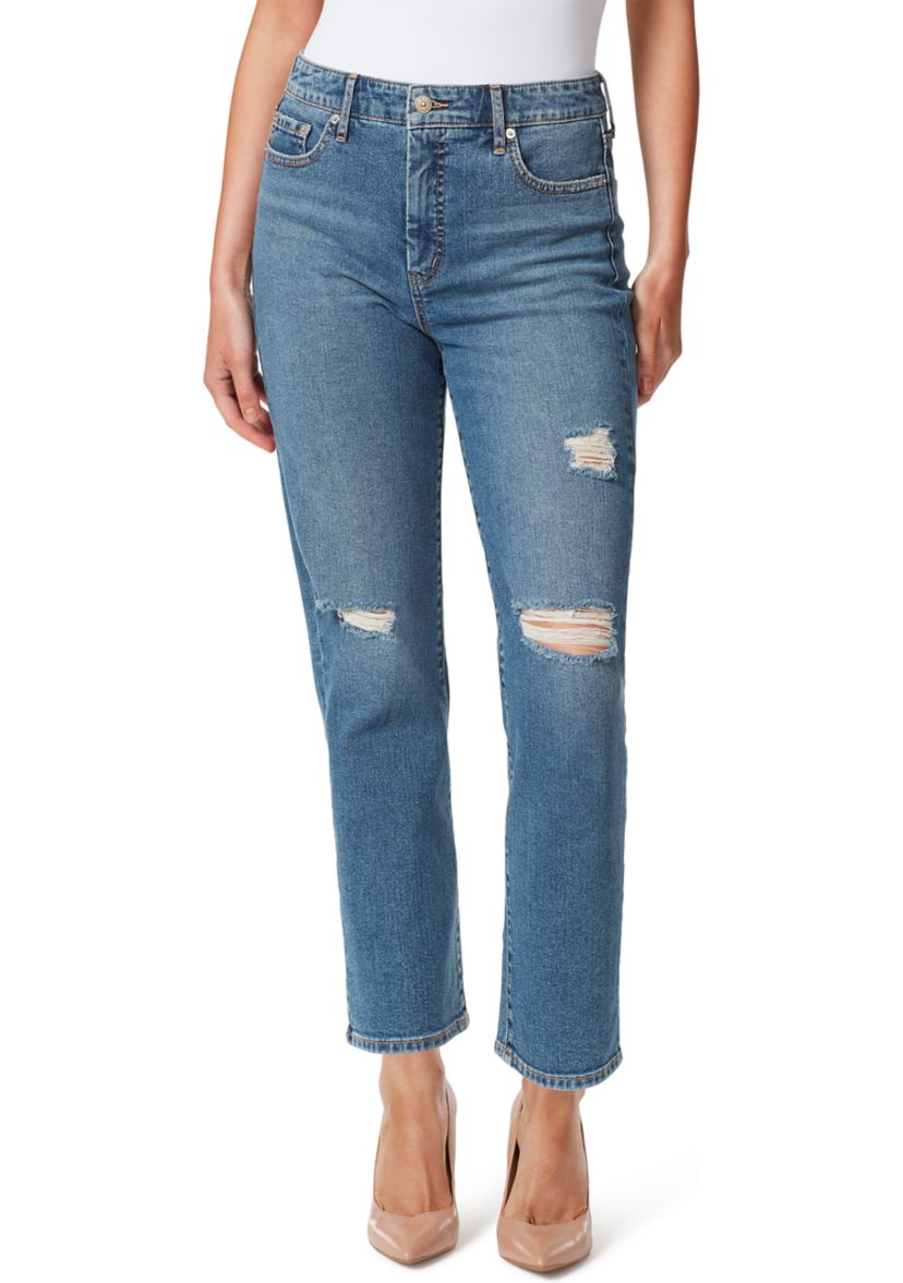 Spotlight High Rise Straight Leg Jeans