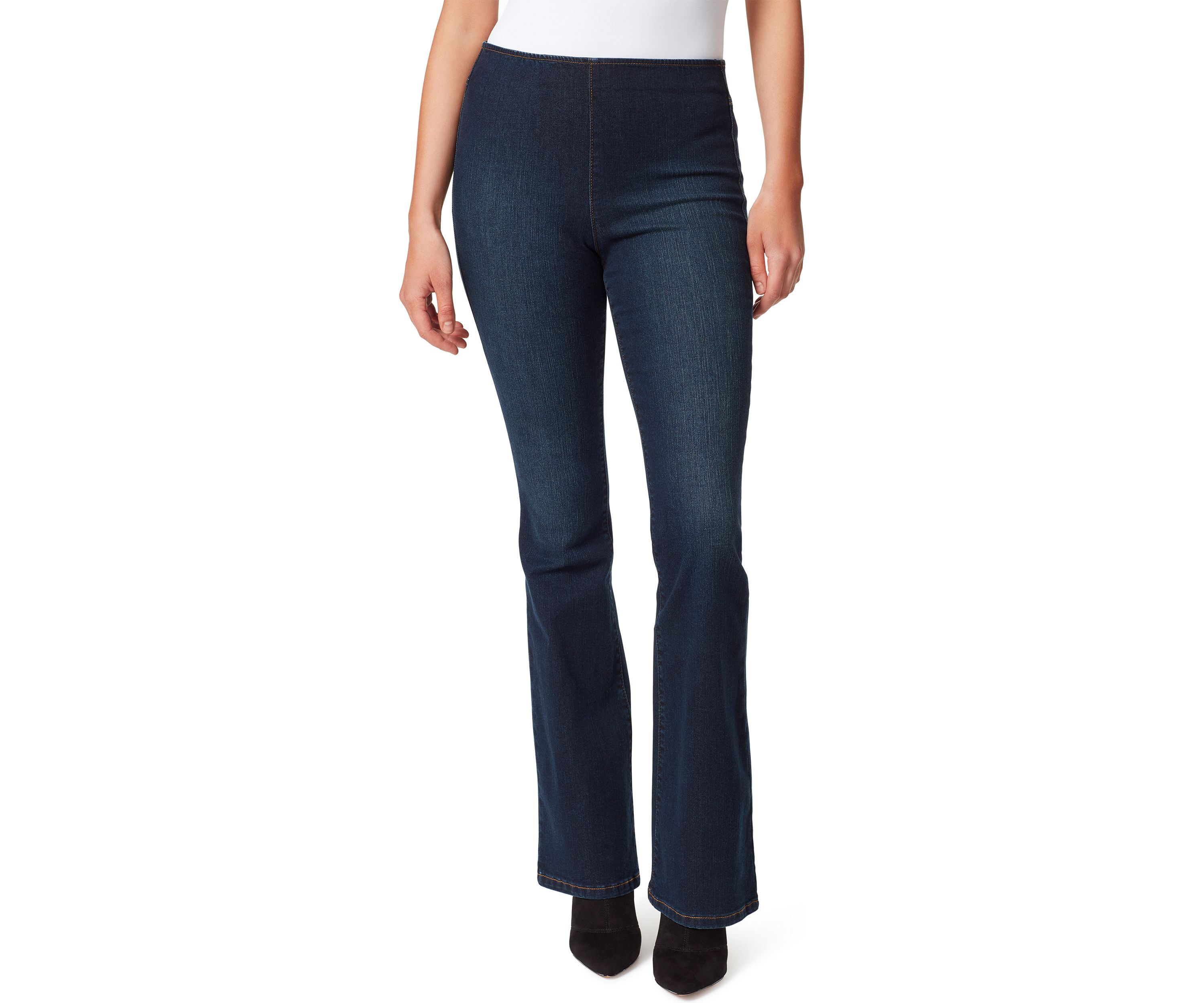 Pull On Flare Jeans