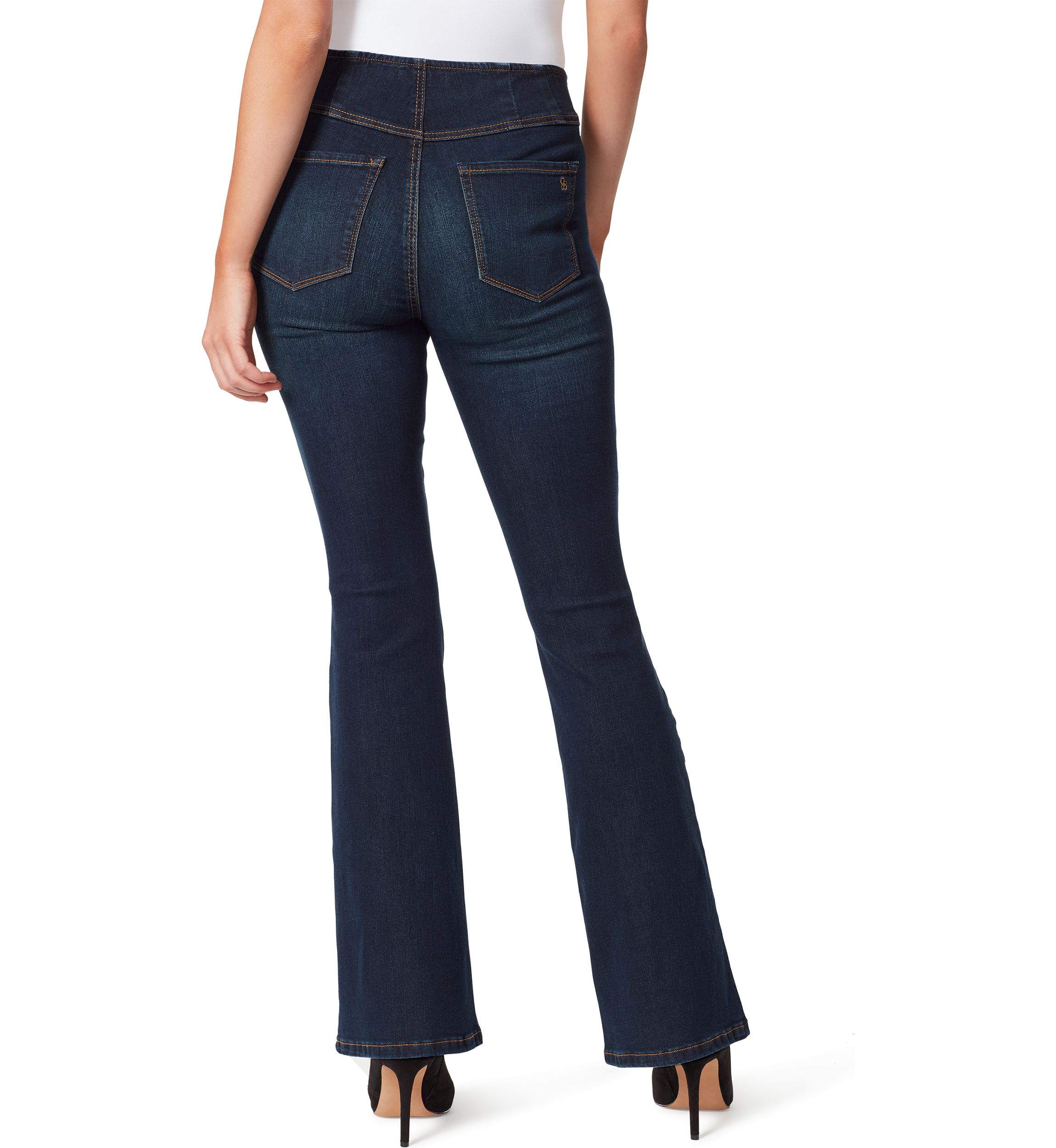 Pull On Flare Jeans