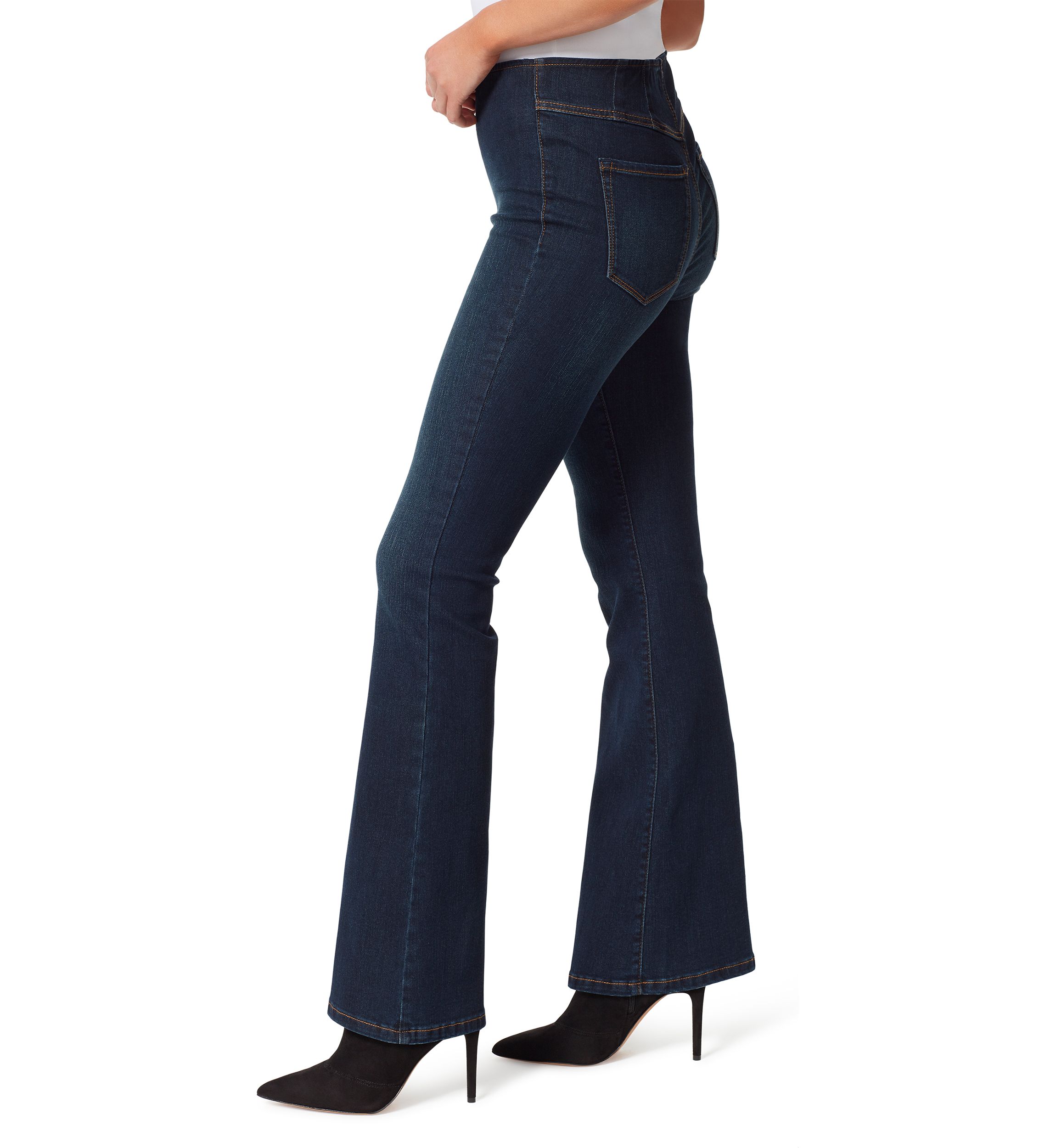 Pull On Flare Jeans